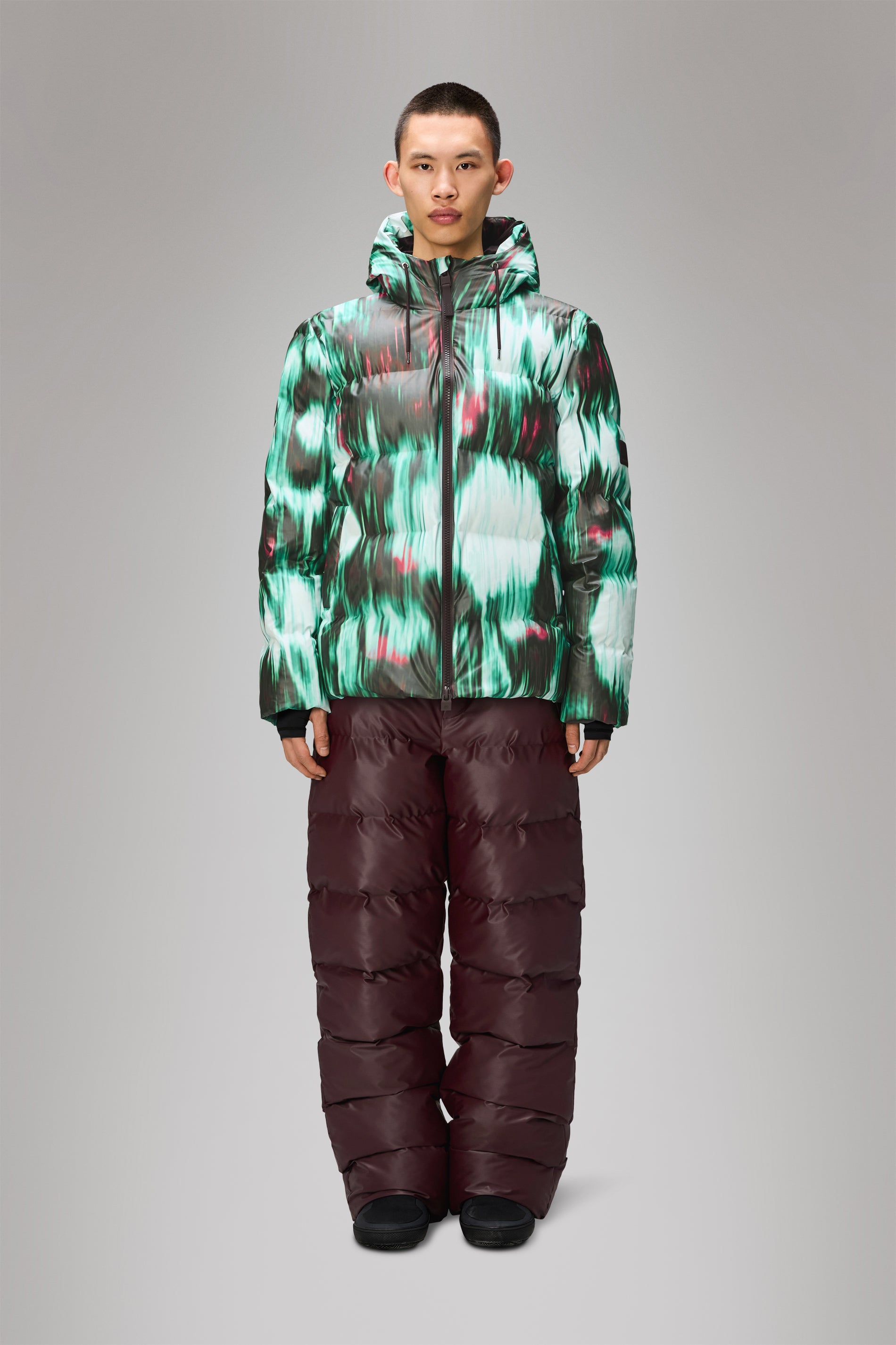 Rains Alta Puffer Jacket Blur Jacket