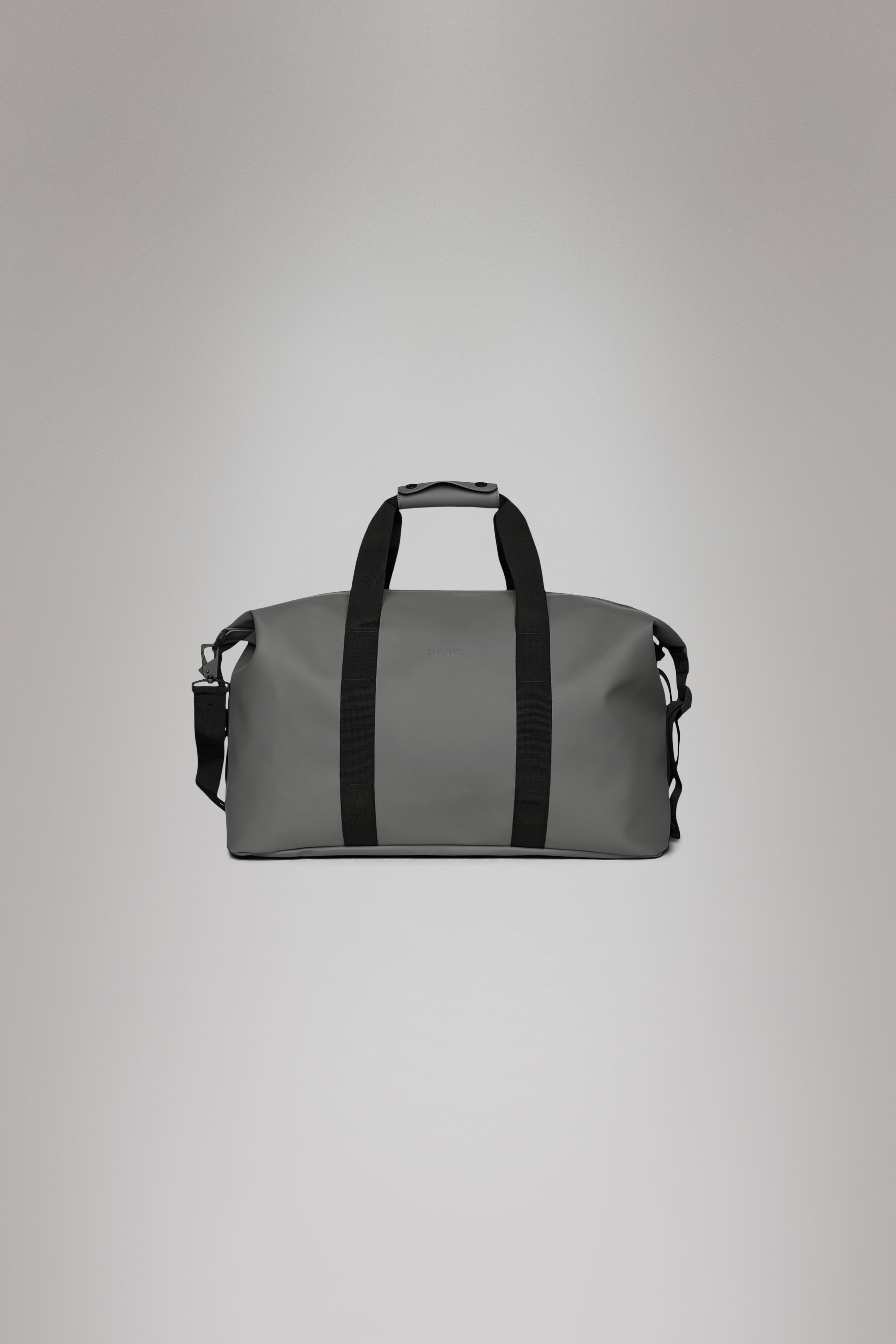 RAINS Hilo Weekend Bag Grey 36L H35 x D26 x W62 cm Weekender