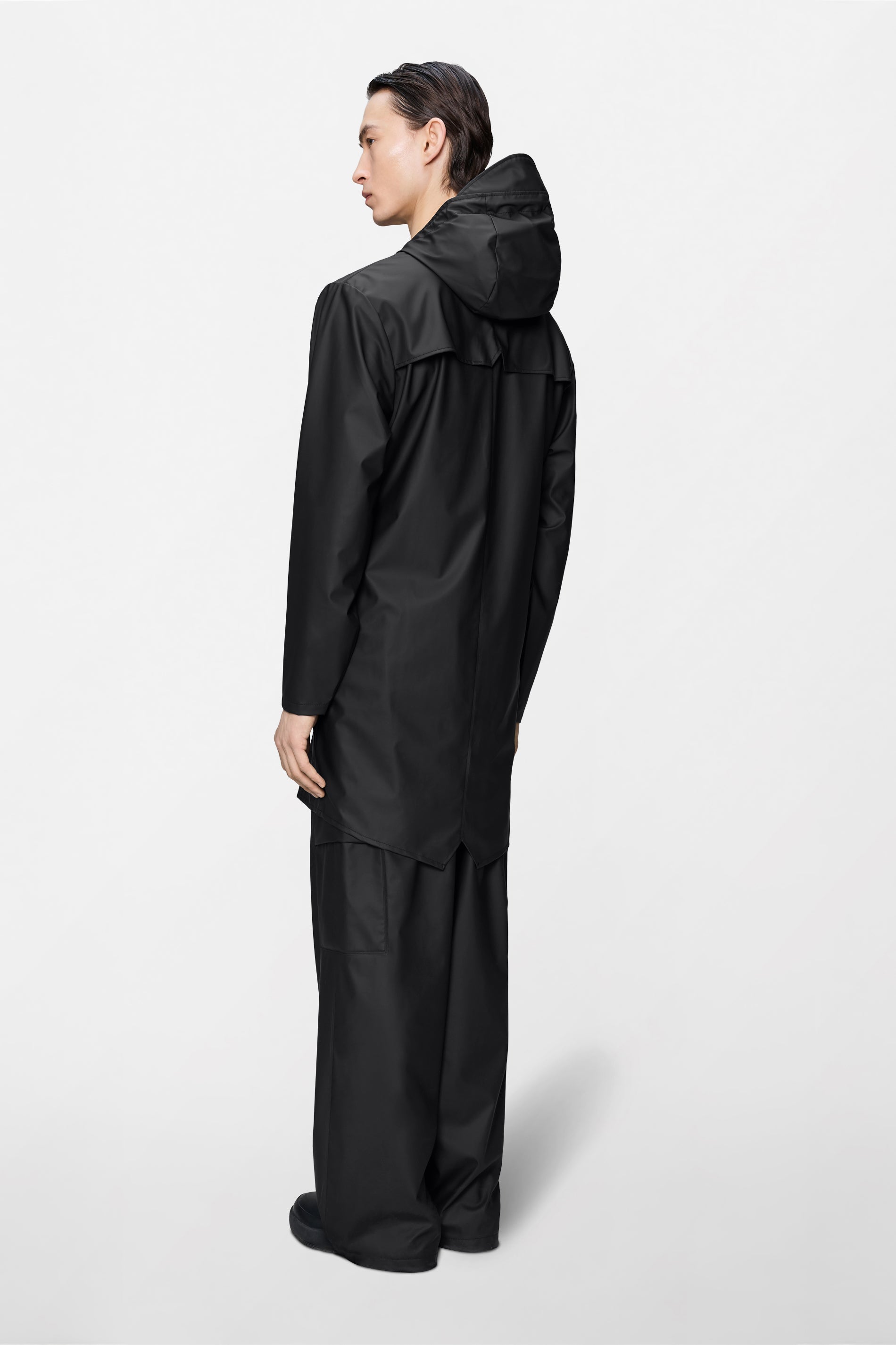 RAINS Long Jacket Black Jacket