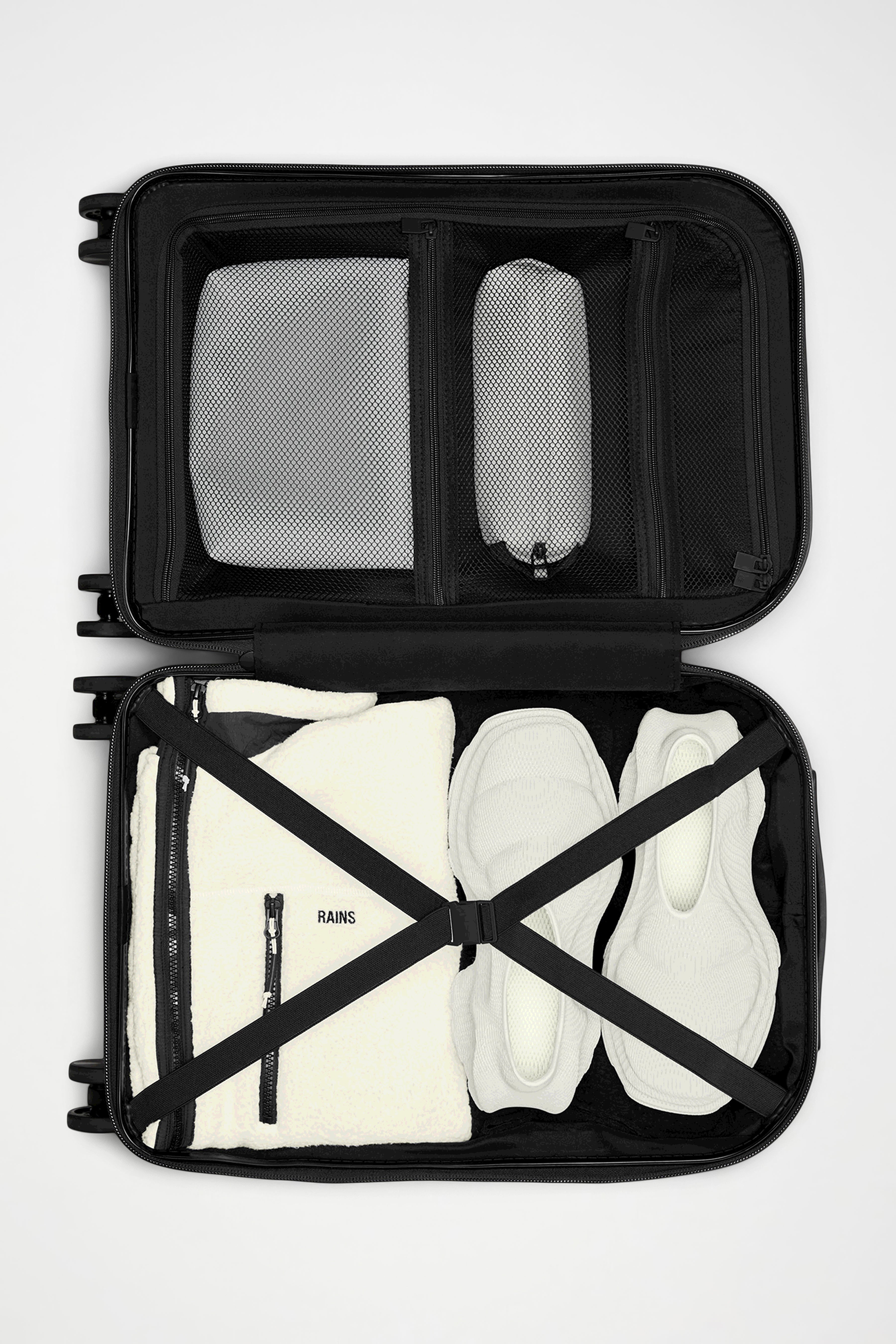 RAINS Texel Cabin Trolley Raven 37L H55 x D25 x W33 cm Cabin