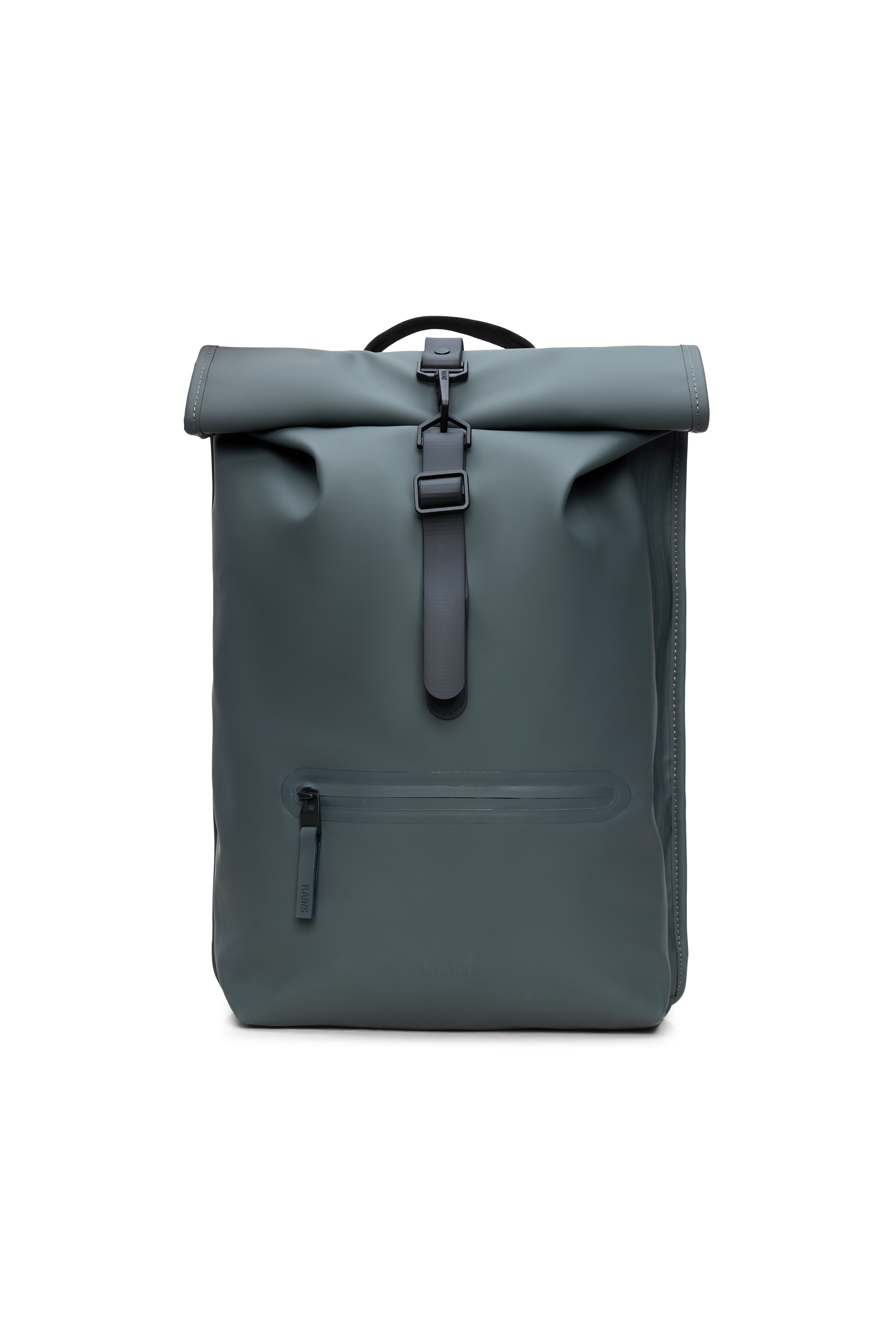 RAINS Rolltop Rucksack Dark Grey 17L H60 x D11 x W32 cm Backpack
