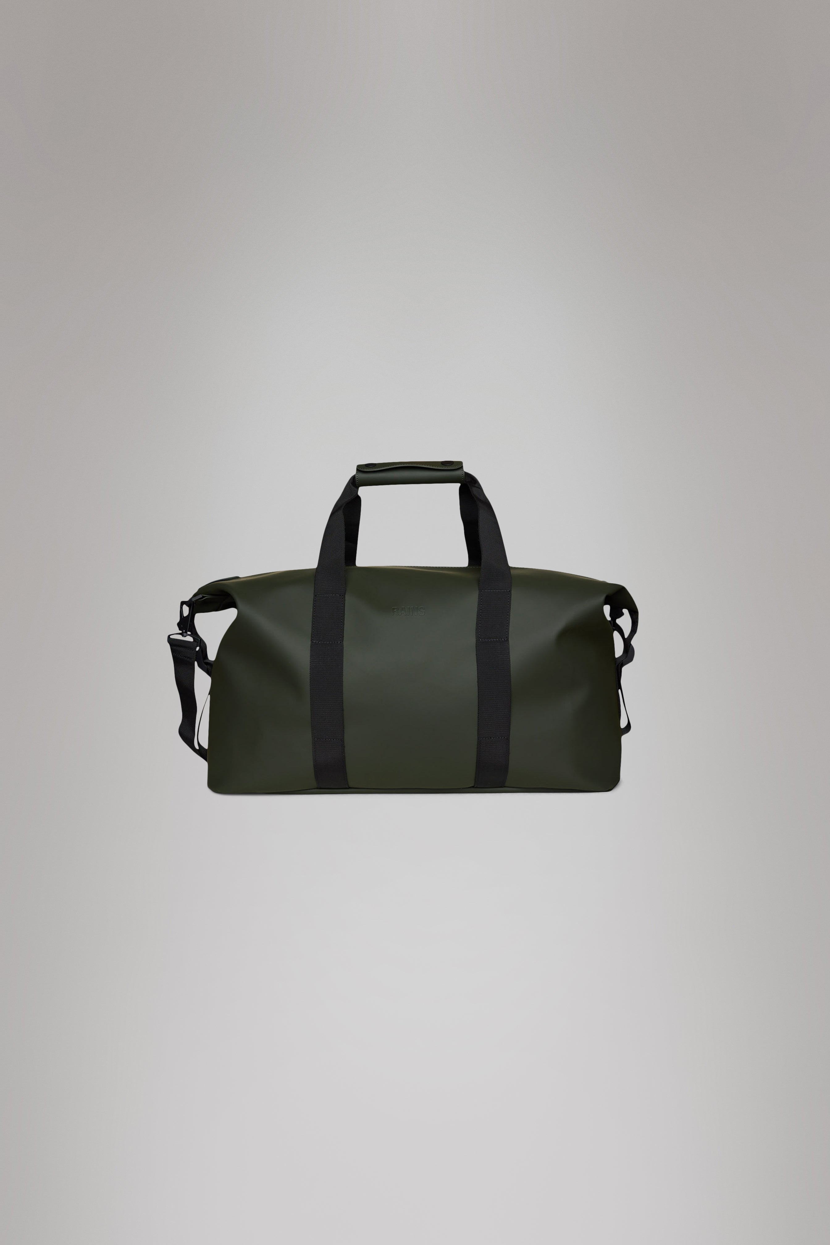 RAINS Hilo Weekend Bag Green 36L H35 x D26 x W62 cm Weekender