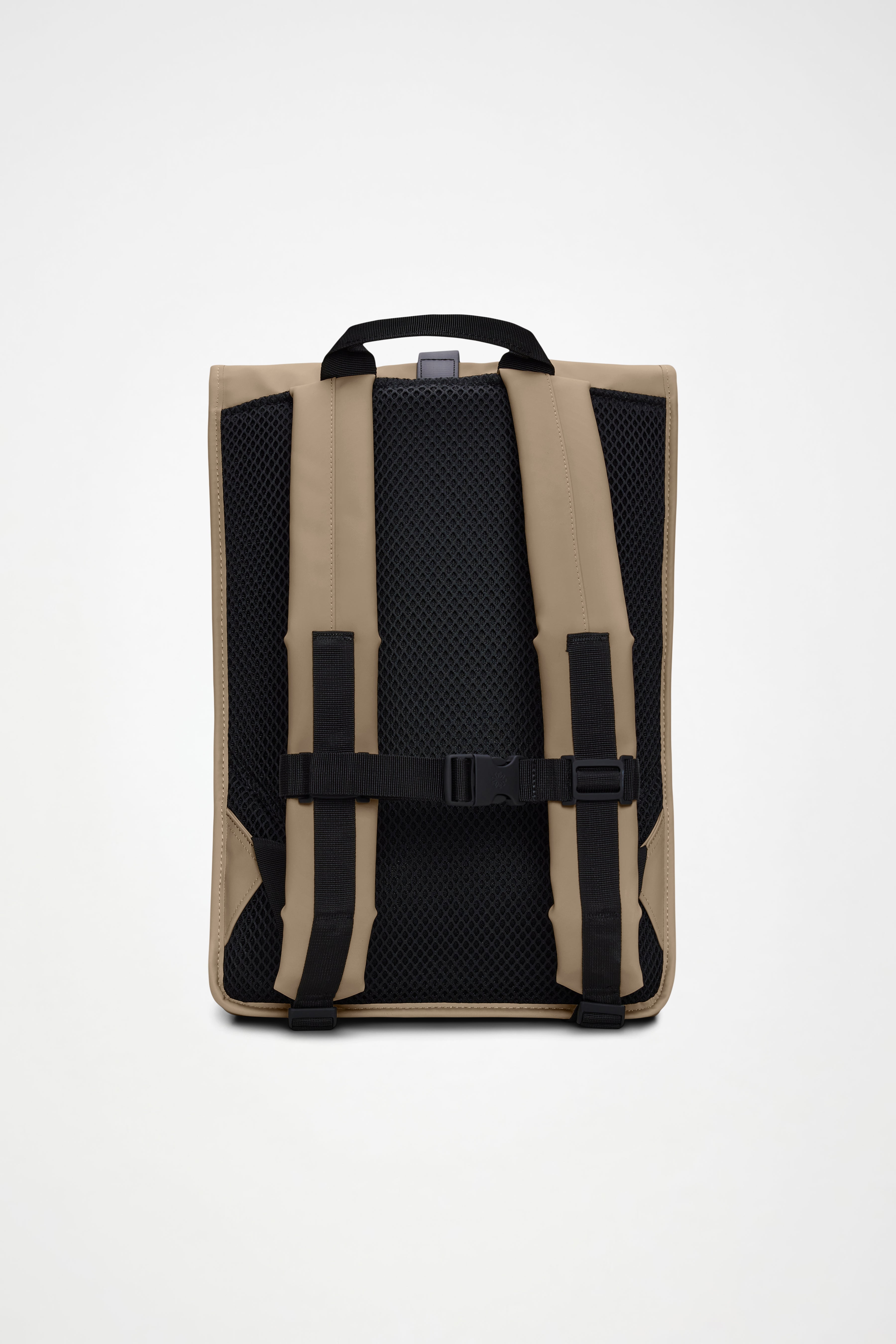 RAINS Rolltop Rucksack Beige 17L H60 x D11 x W32 cm Backpack