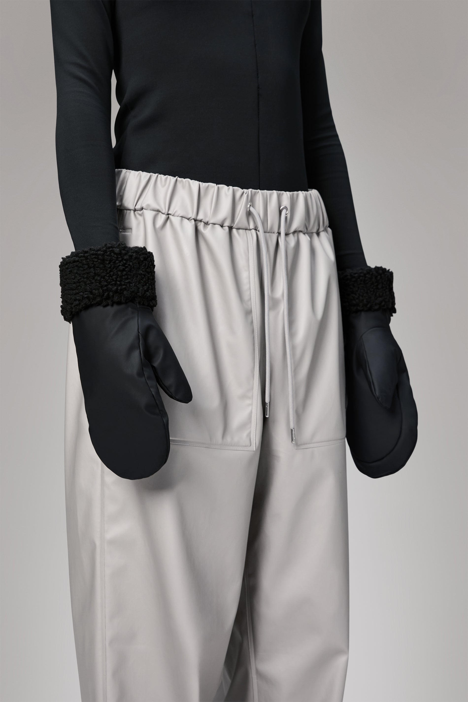 Puffer Fleece Mittens