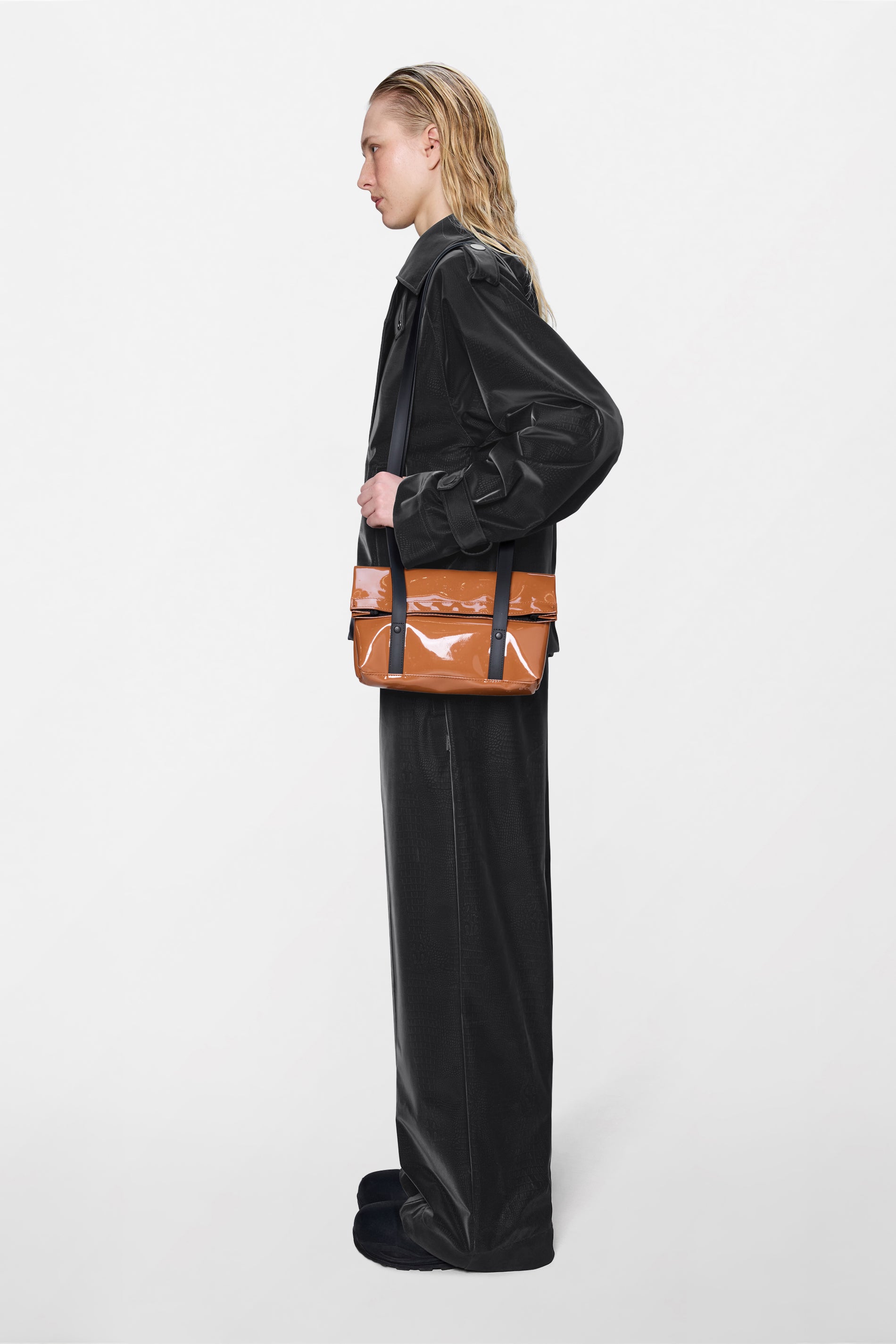RAINS 2 Strap Crossbody Bag Ochre Crossbody