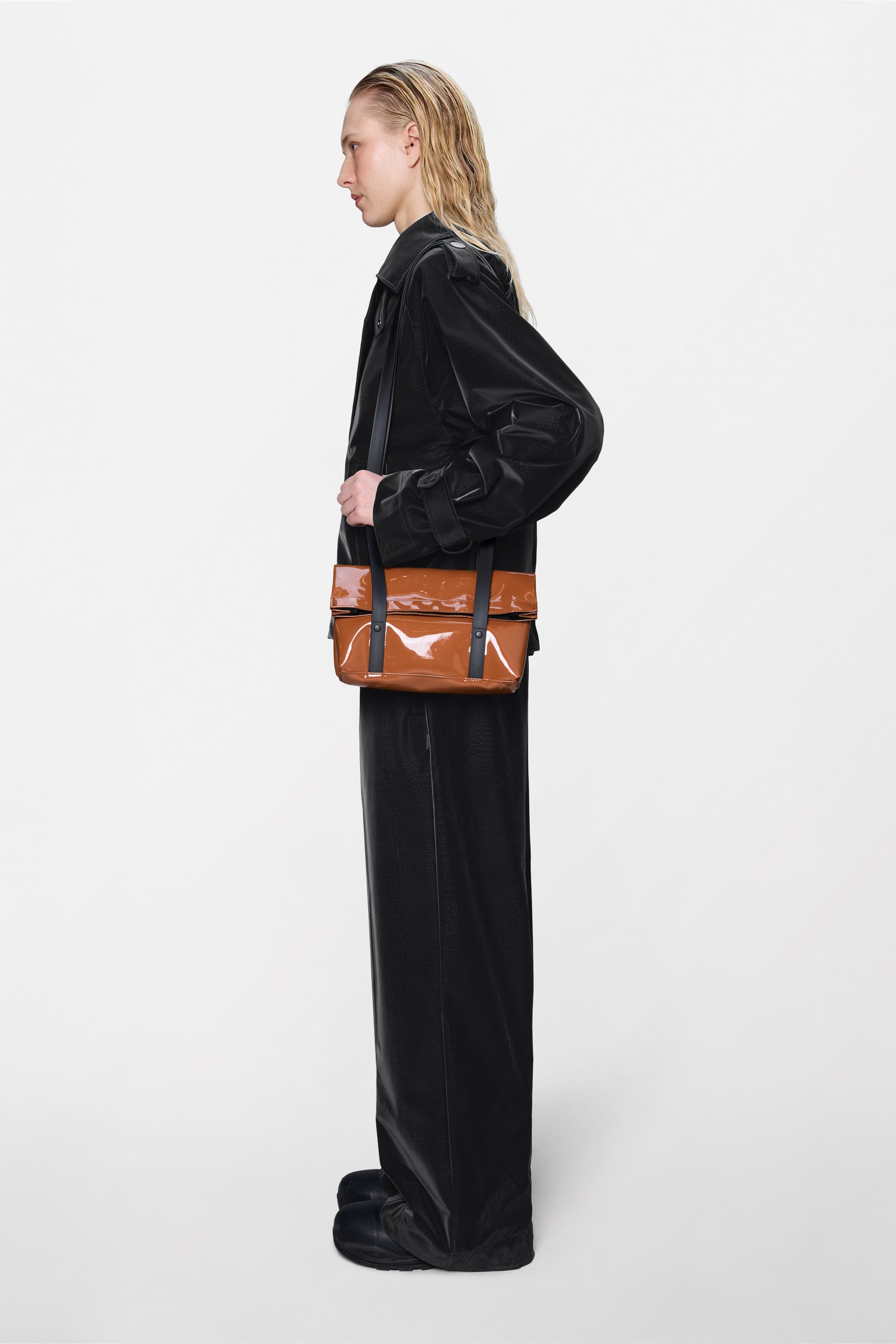 RAINS 2 Strap Crossbody Bag Ochre Crossbody