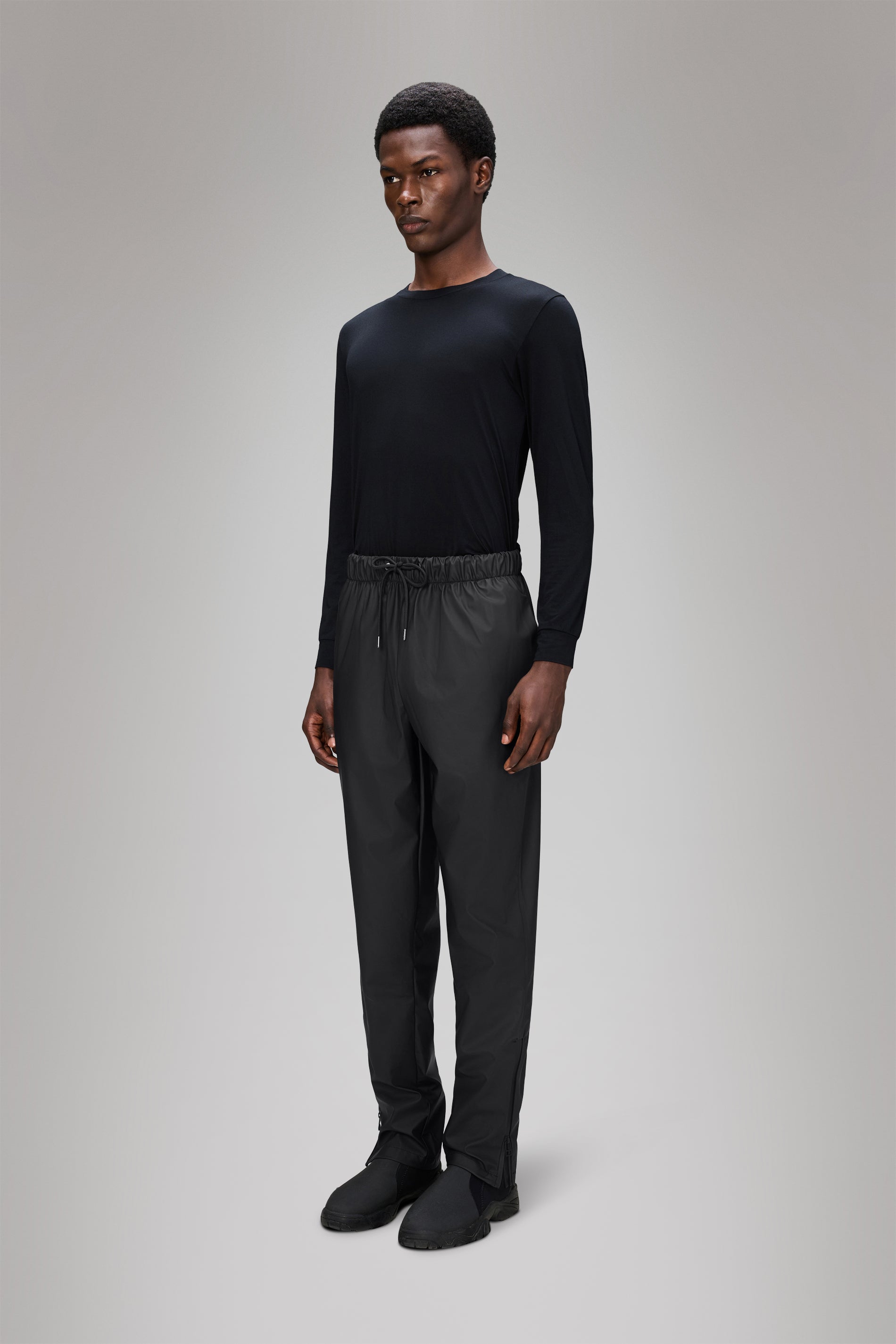 RAINS Rain Pants Slim Black Pants