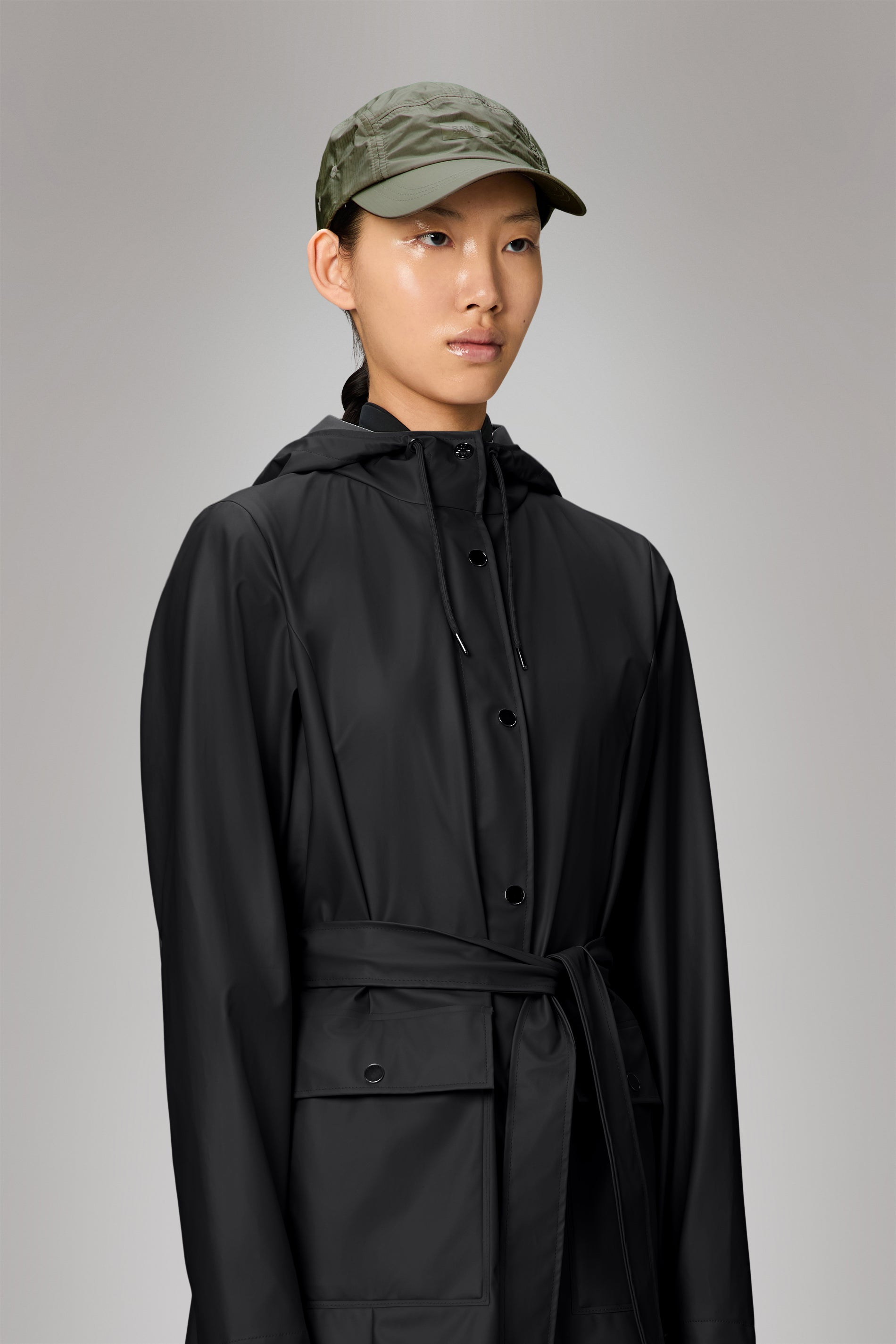 RAINS 5 Panel Ripstop Cap Drift Headwear