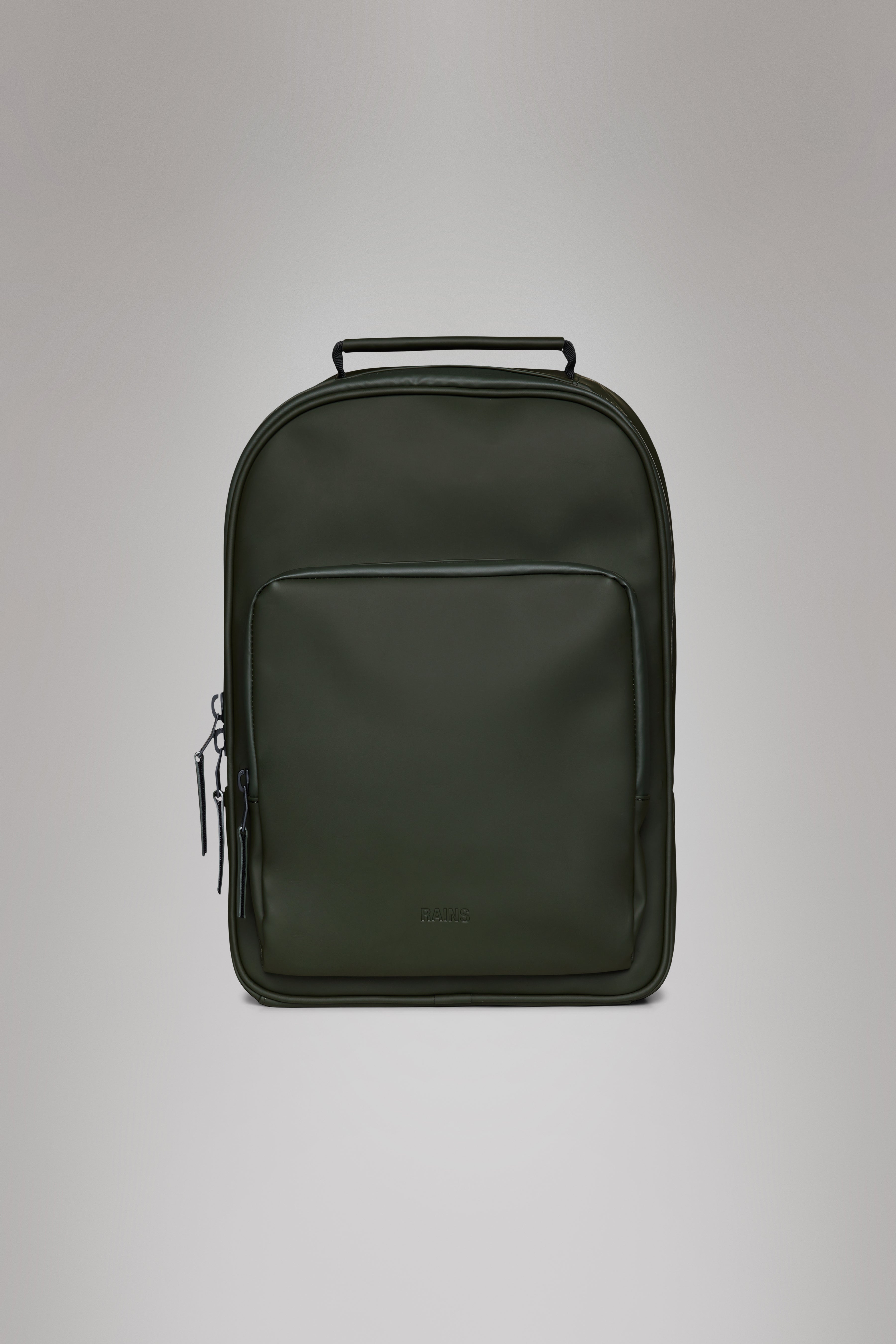 RAINS Book Daypack Green 10L H38 x D10 x W28 cm Backpack