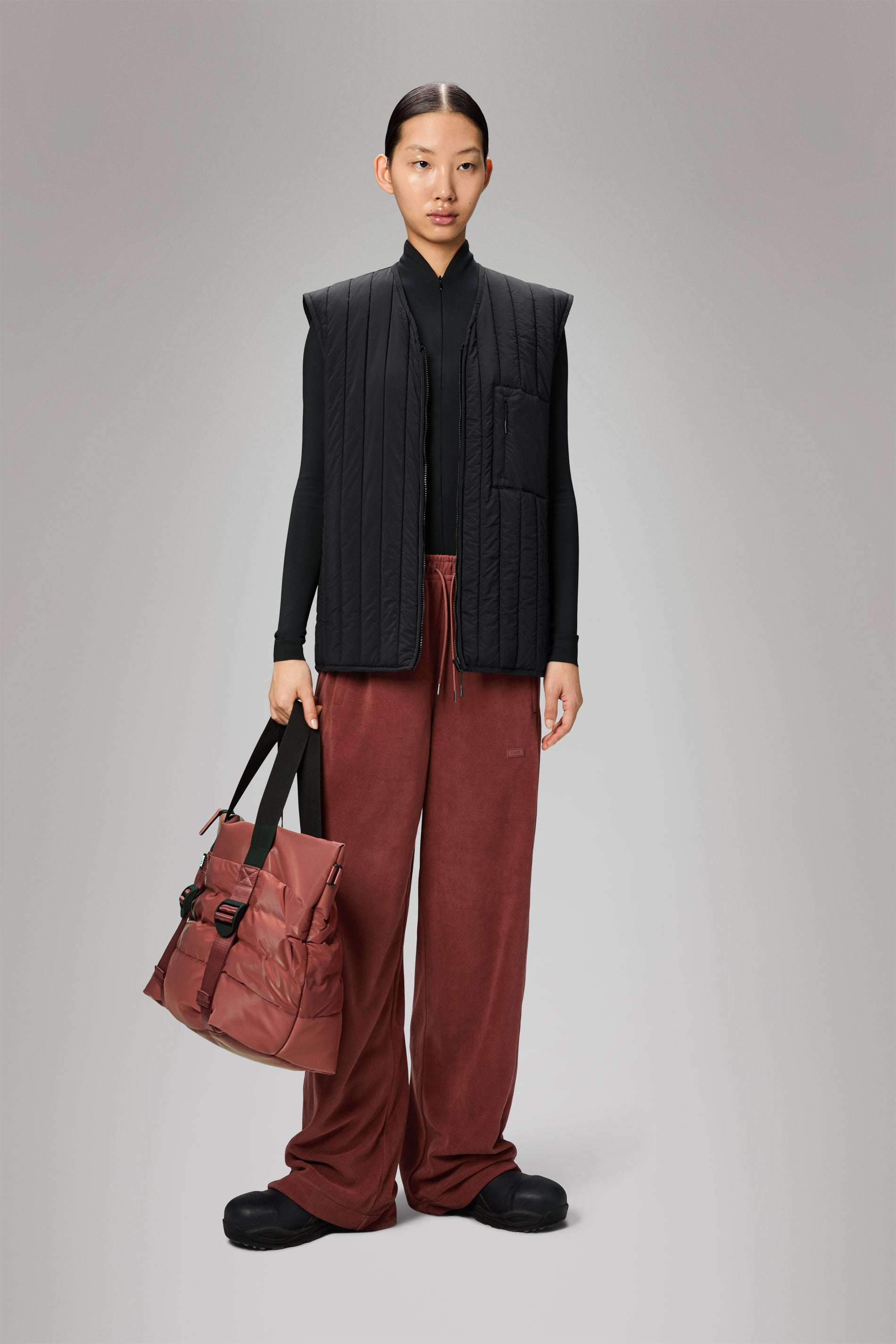 Rains Banja Liner Vest Black Vest