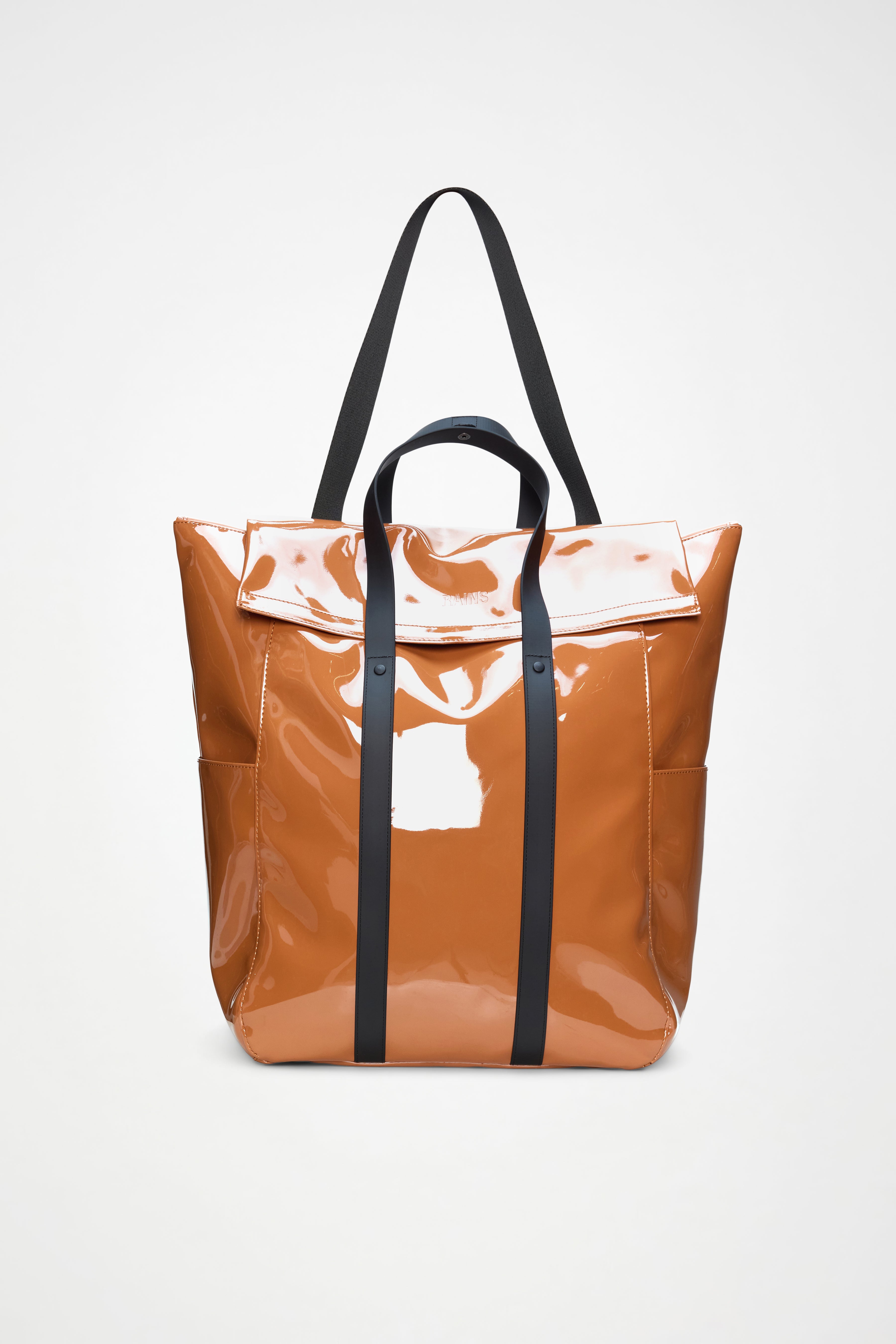 RAINS 2 Way Tote Bag Large Ochre Tote