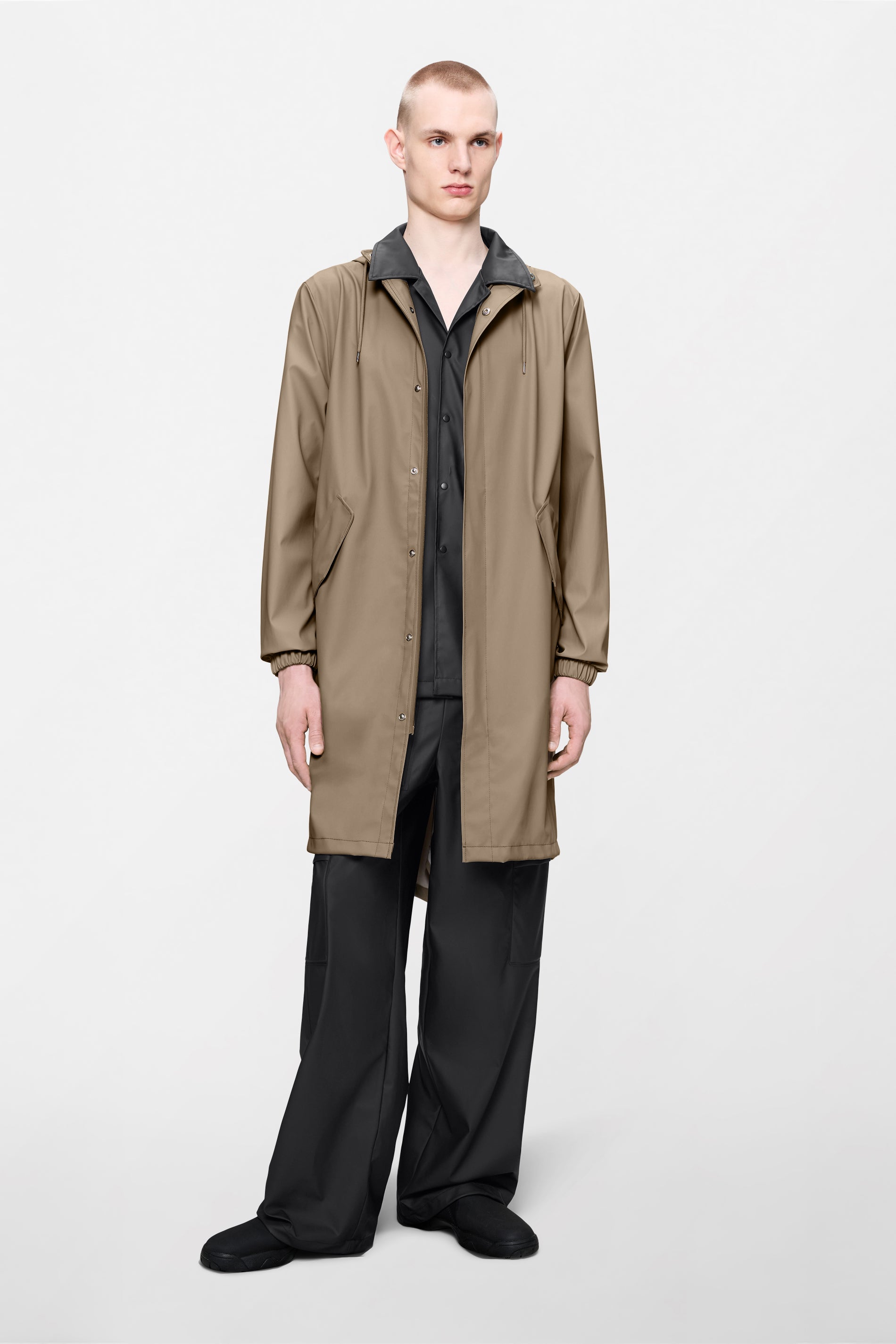 RAINS Fishtail Parka Beige Jacket