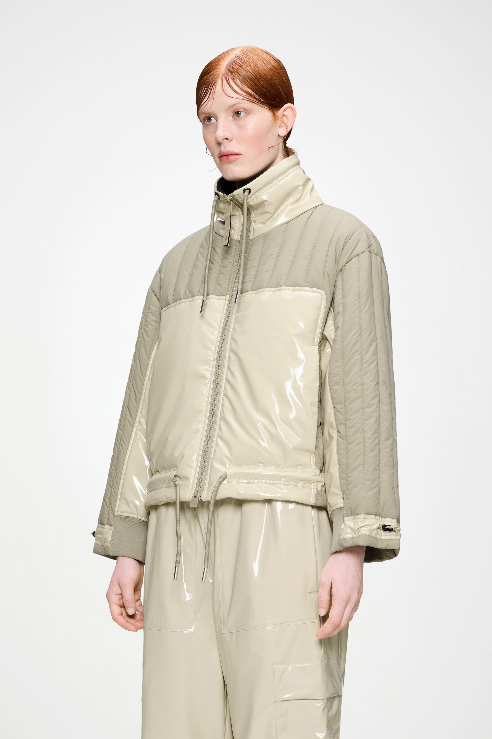 RAINS Koya Vision W Jacket Beige Jacket