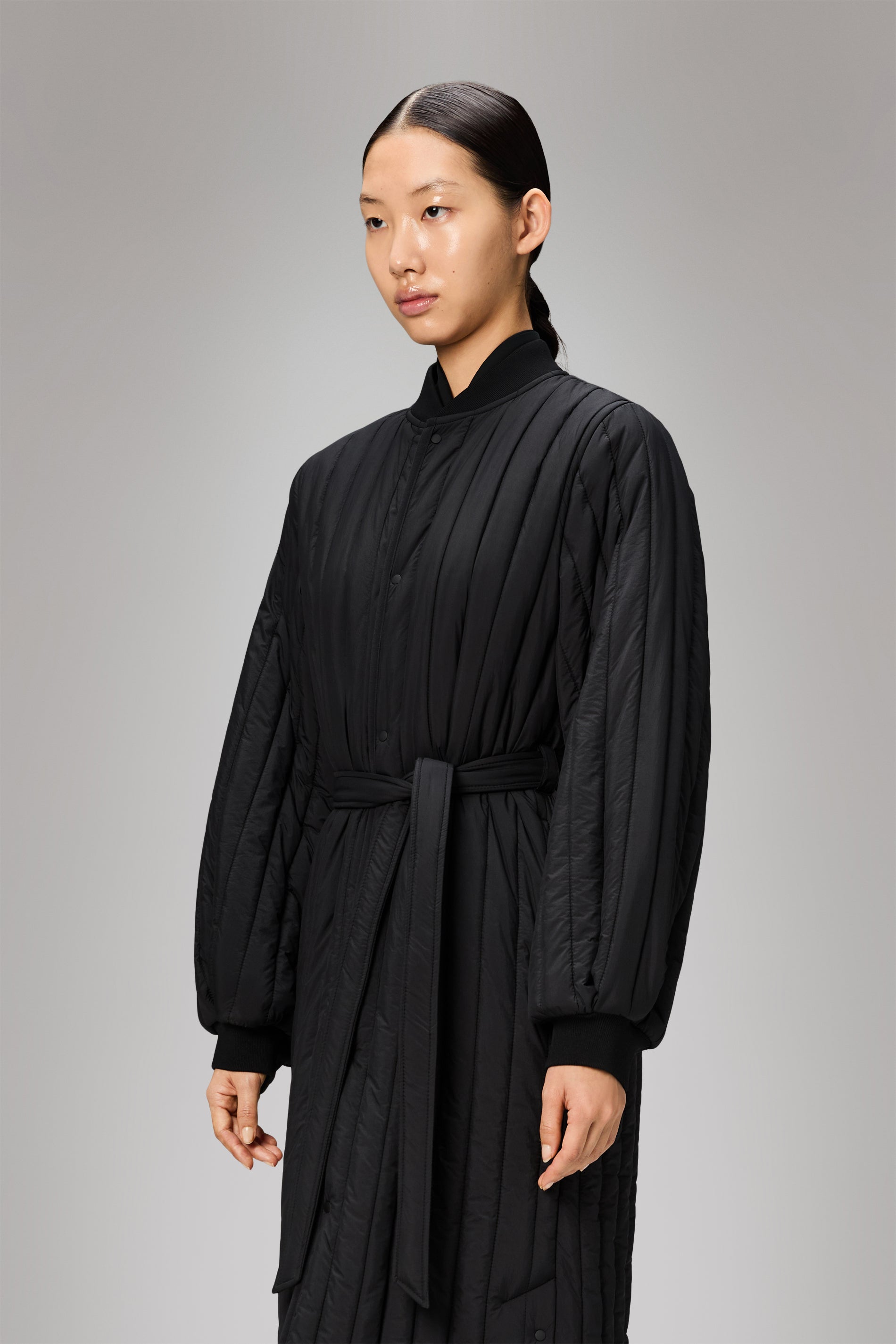 RAINS Banja Liner W Coat Black Jacket