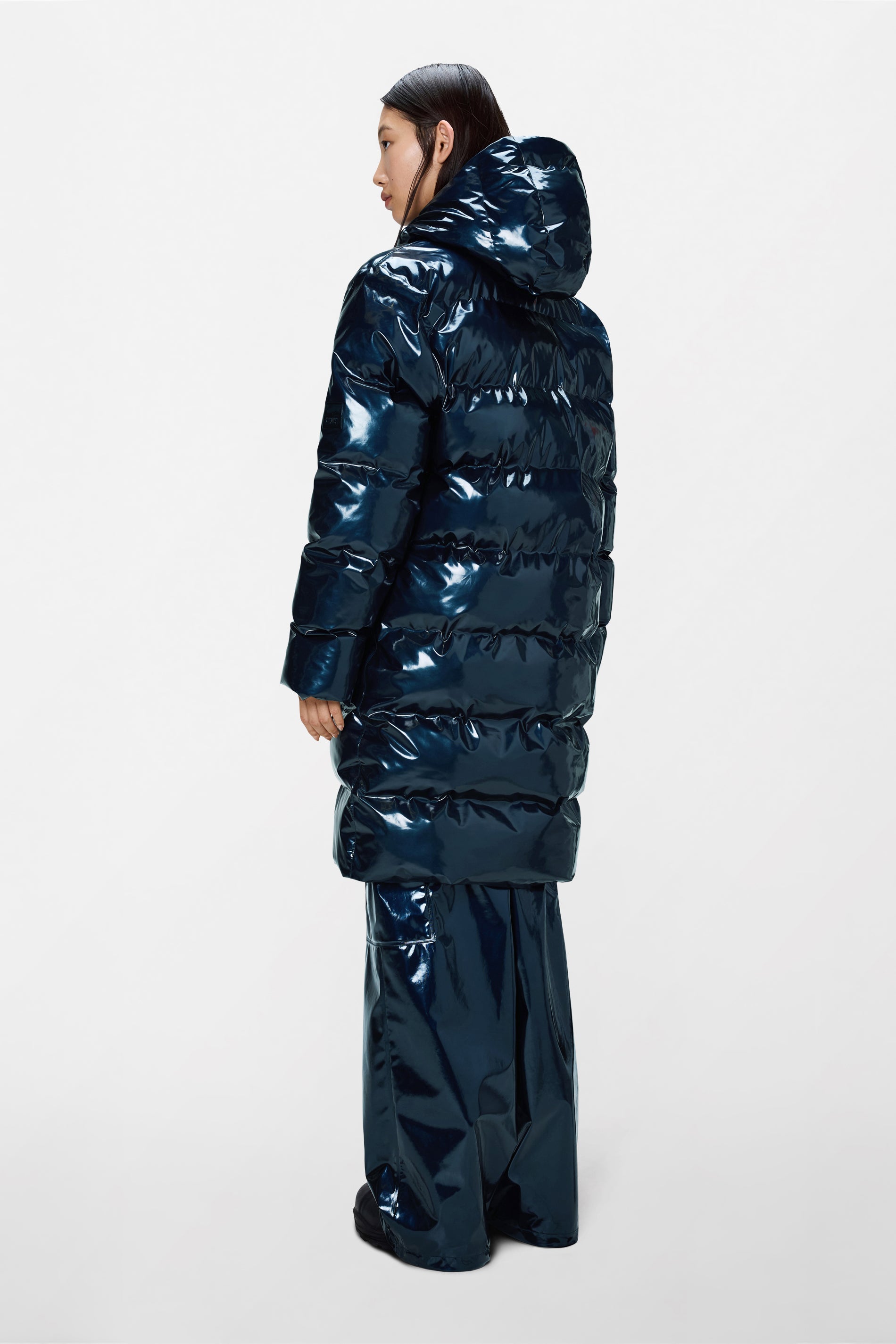 RAINS Alta Longer Puffer Jacket Spill Jacket