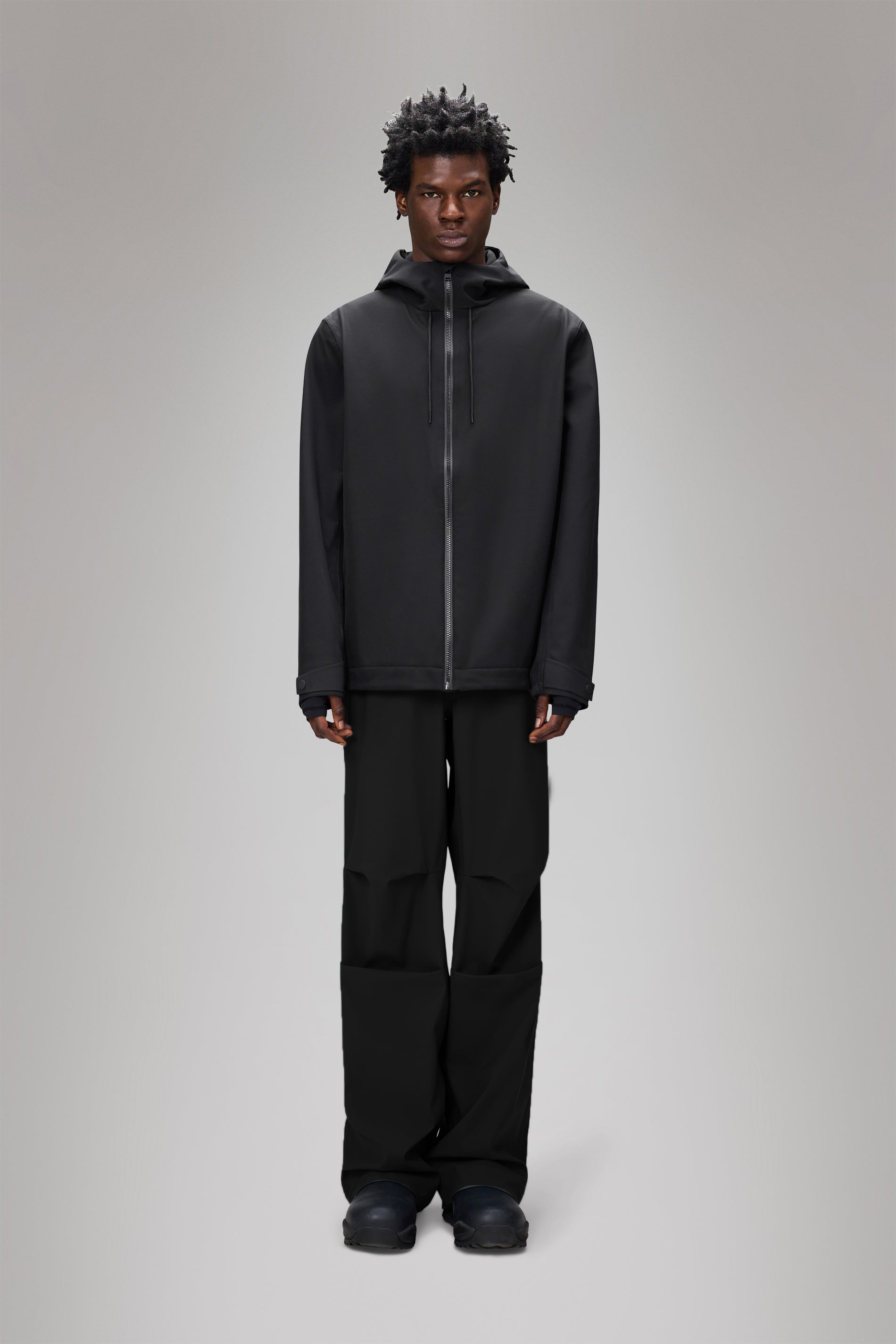 RAINS Suva Softshell Jacket Black Jacket