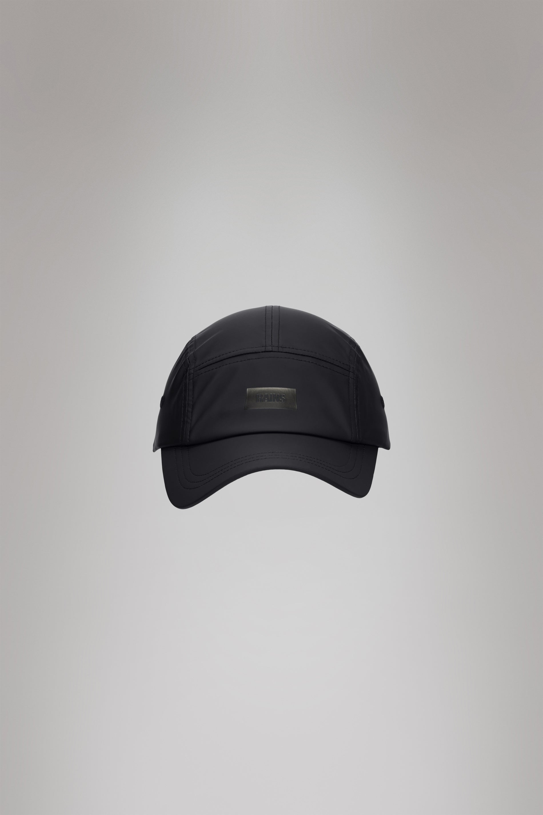 RAINS 5 Panel Cap Black Headwear