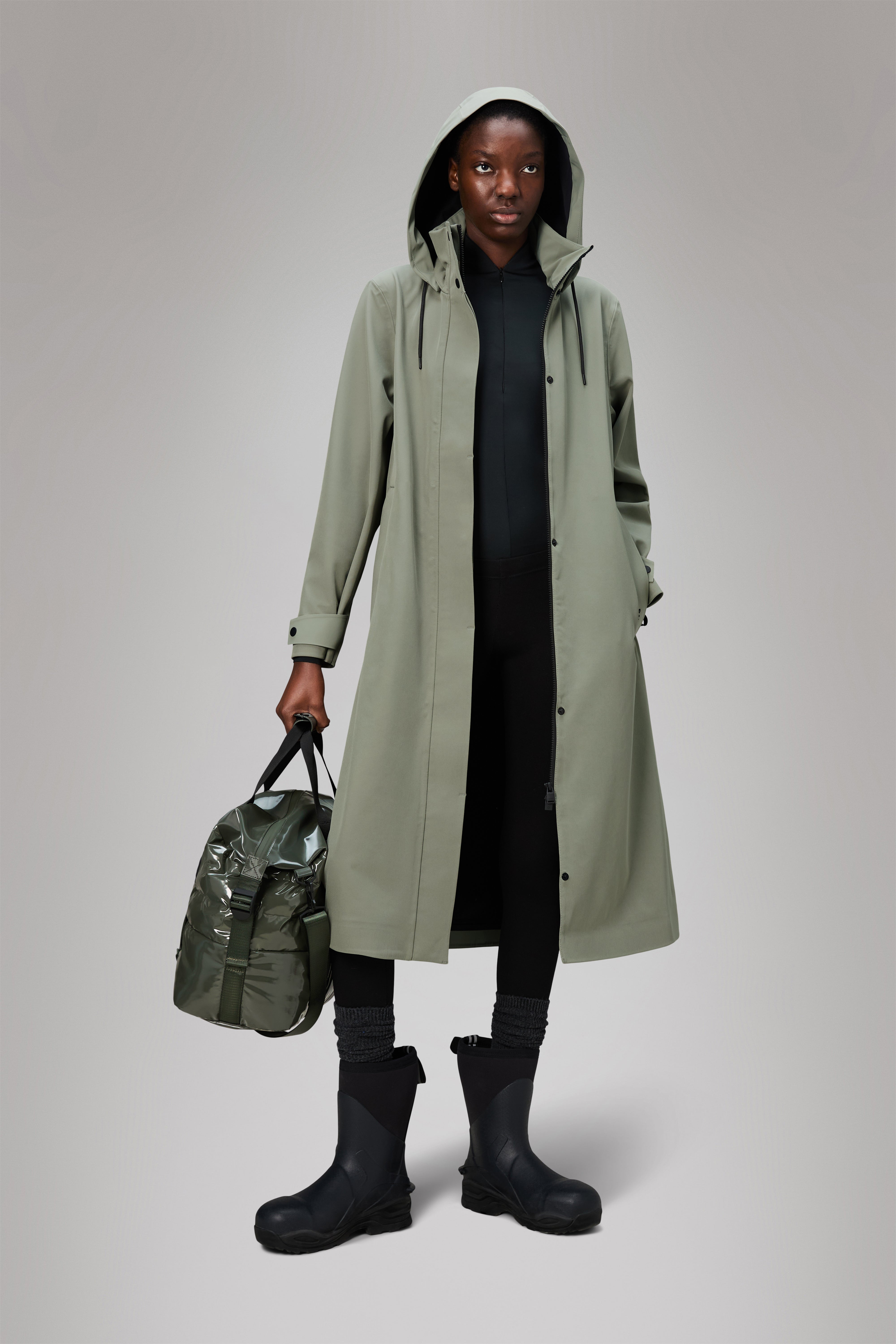 Rains Suva Vision Softshell A-Line W Jacket Drift Jacket