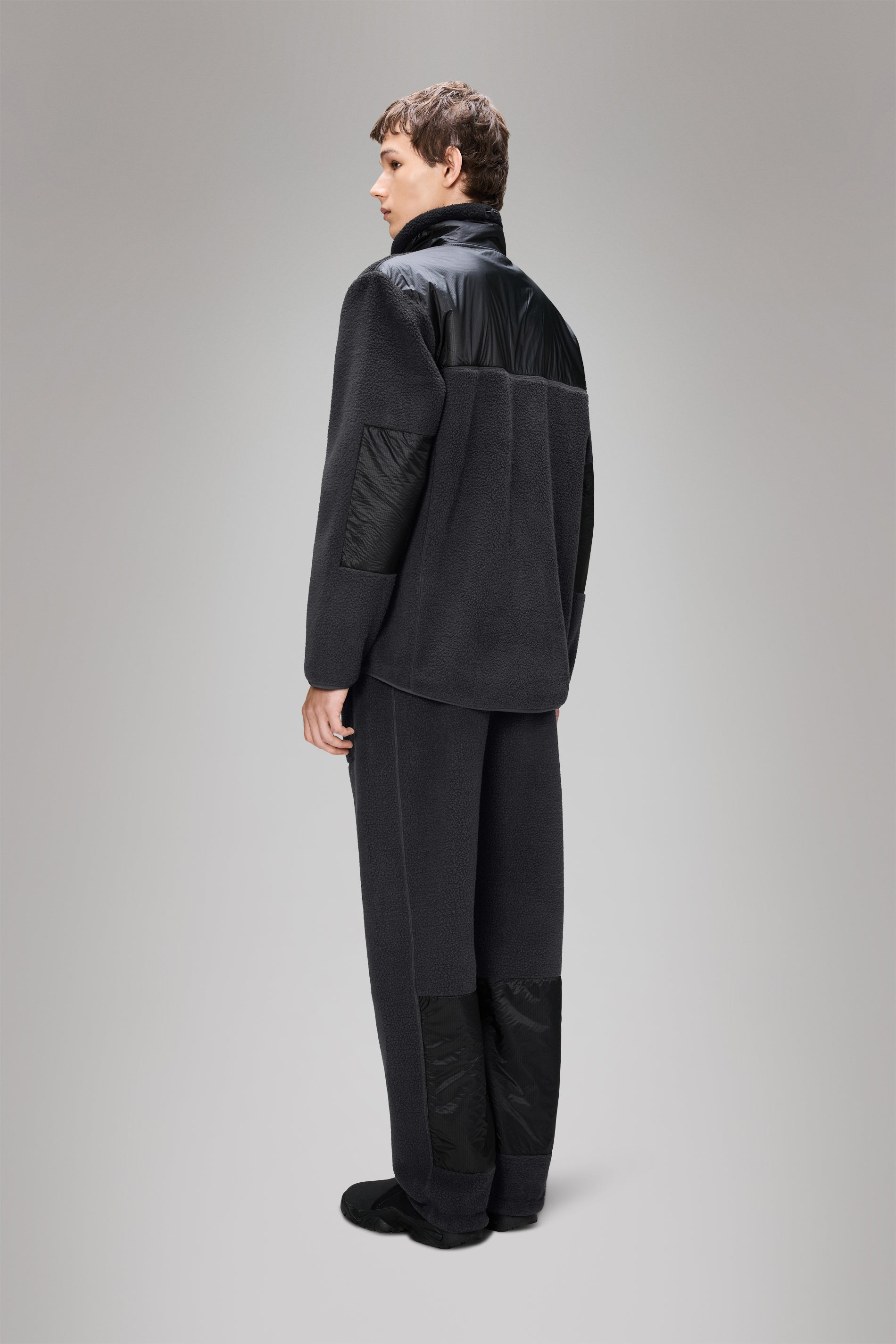 Rains Yermo Fleece Jacket Black Jacket