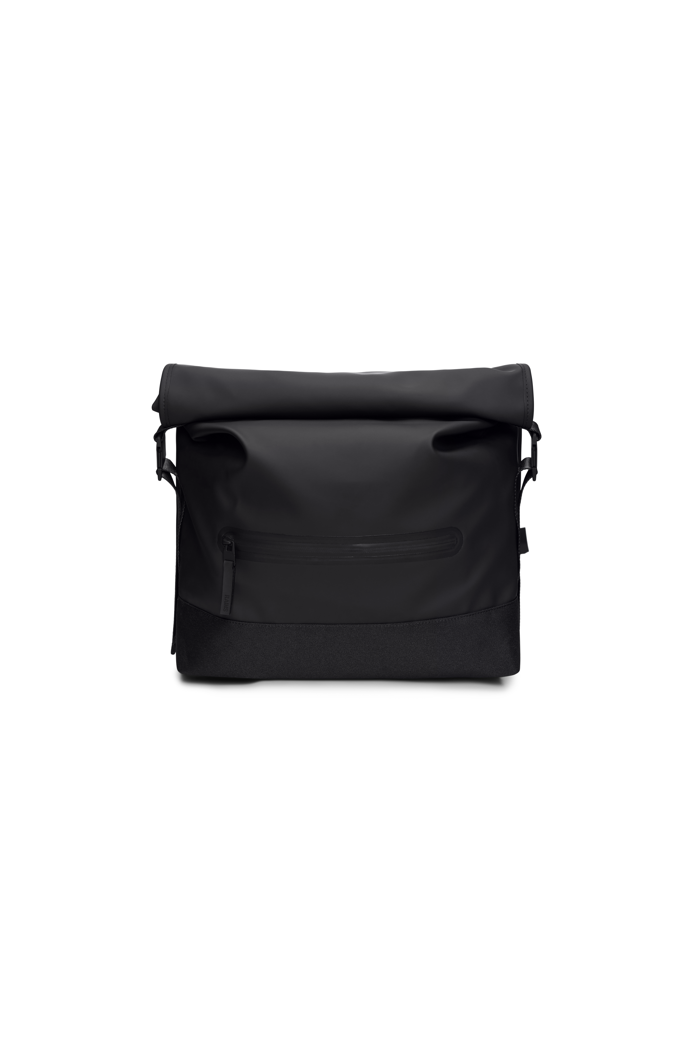 RAINS Trail Rolltop Messenger Bag Black 13L H35 x D12 x W37.50 cm Messenger