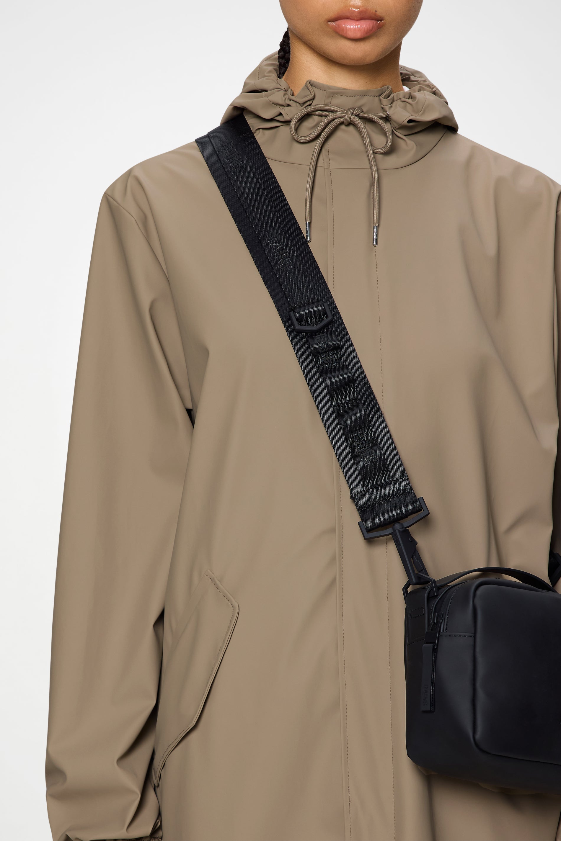 RAINS Crossbody Strap Black Strap