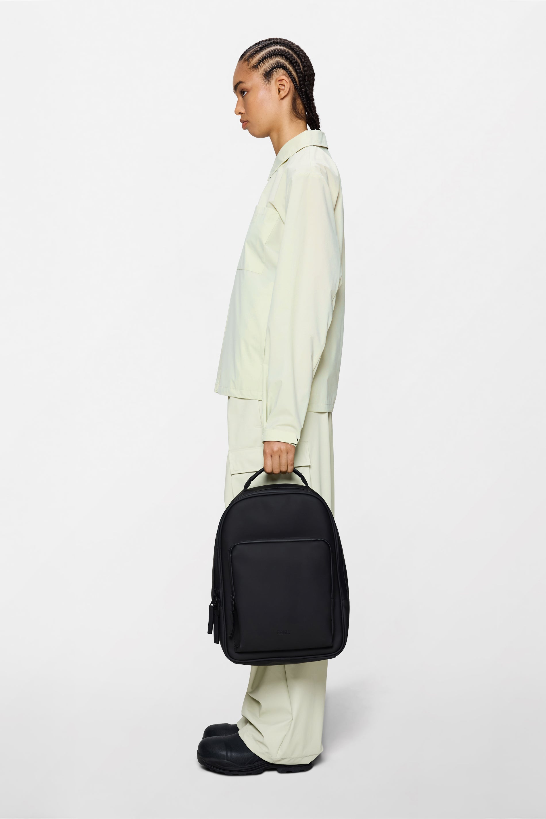 RAINS Book Daypack Black Backpack