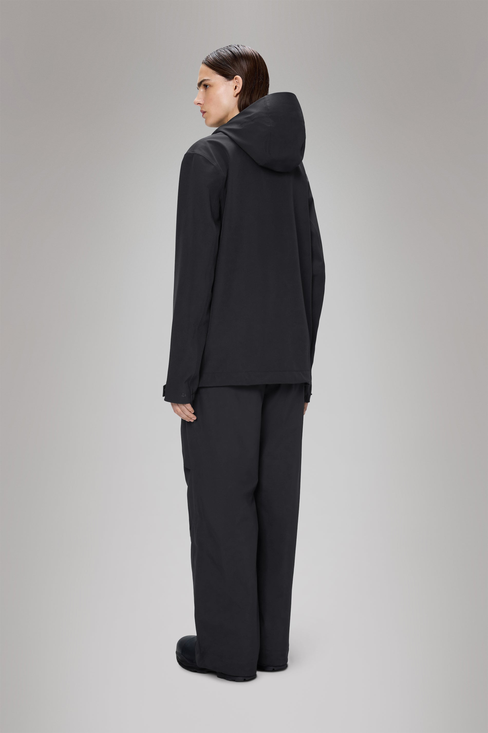 RAINS Suva Softshell Jacket Black Jacket