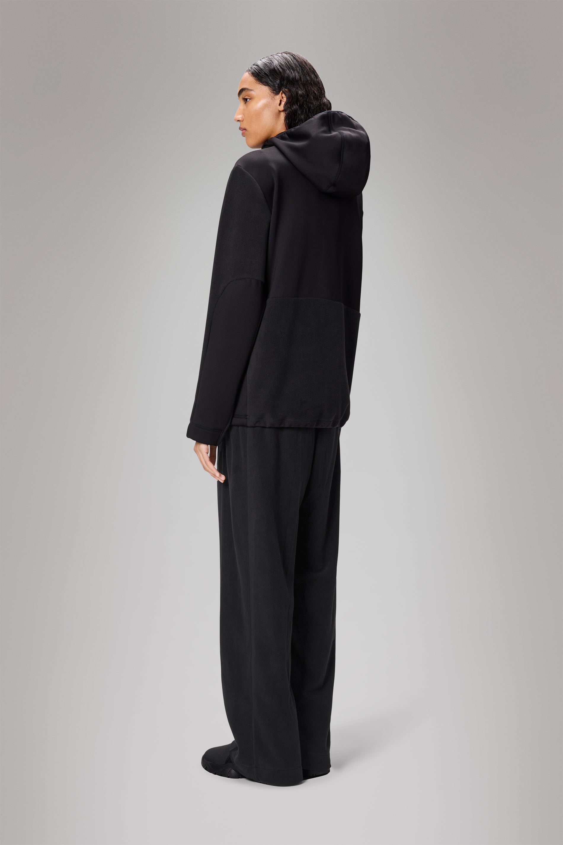 RAINS Sintra Fleece Reverse Jacket Black Jacket