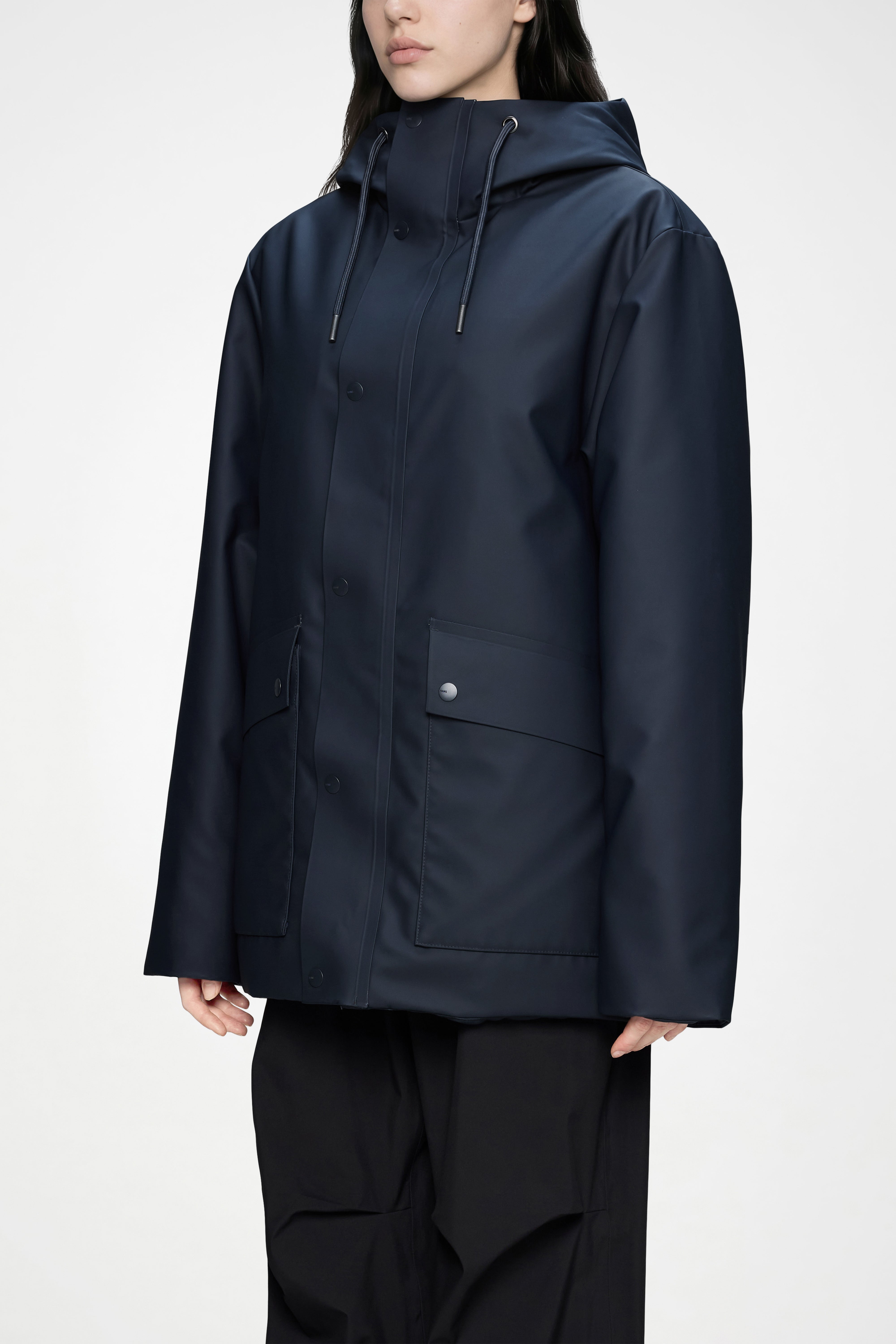 RAINS Nome Parka Navy Jacket