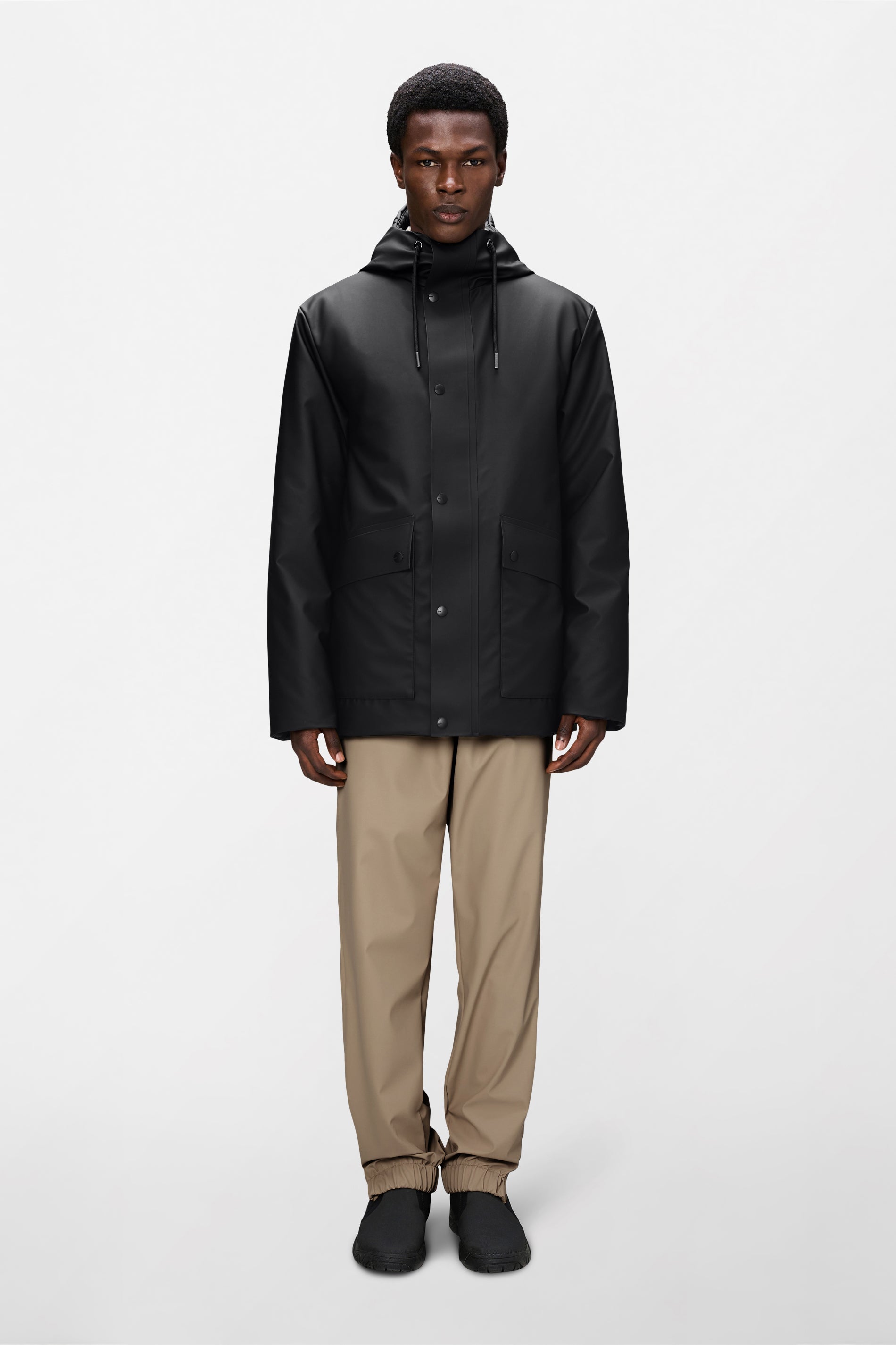 RAINS Nome Parka Black Jacket