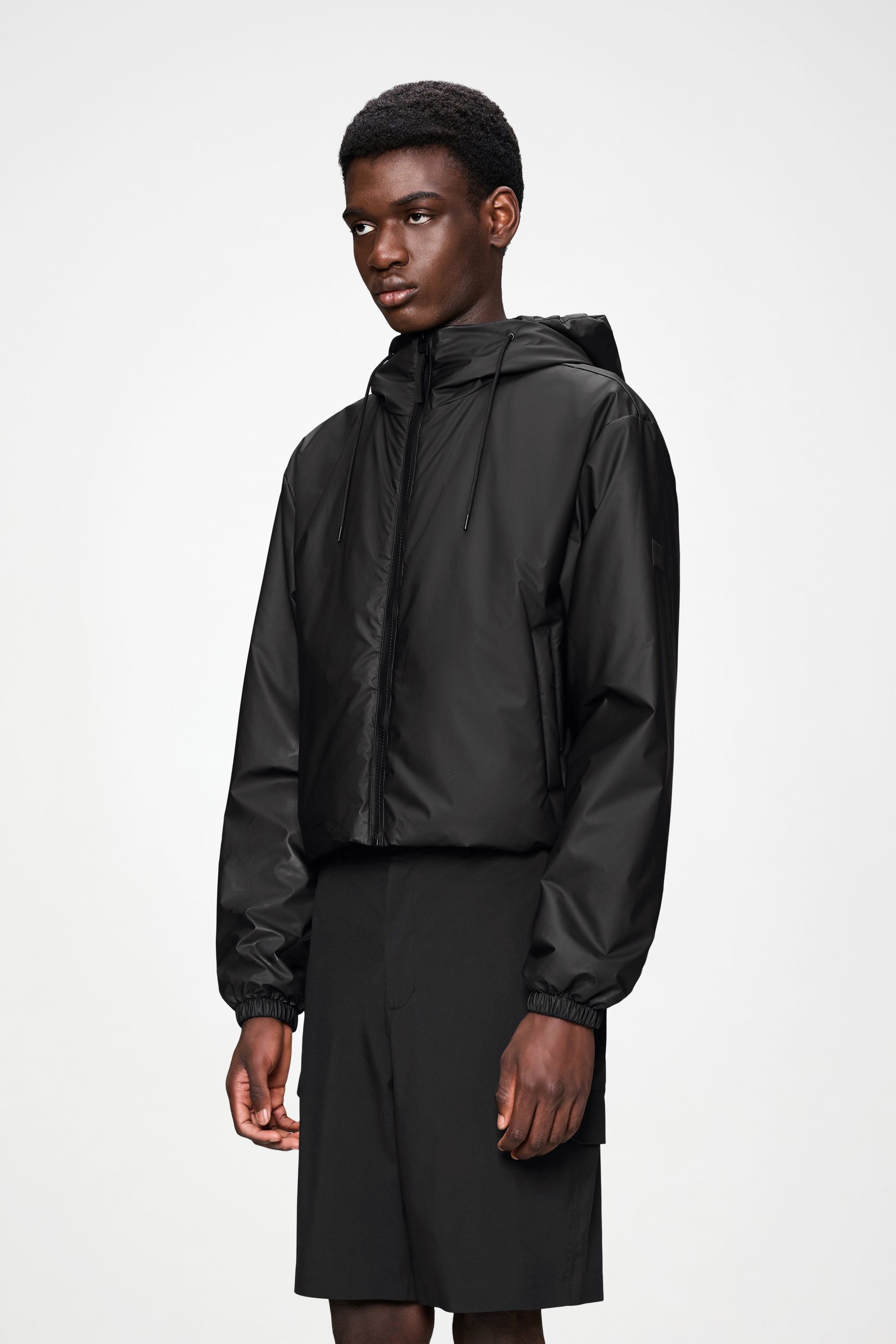 RAINS Lohja Short Insulated Jacket Black Jacket