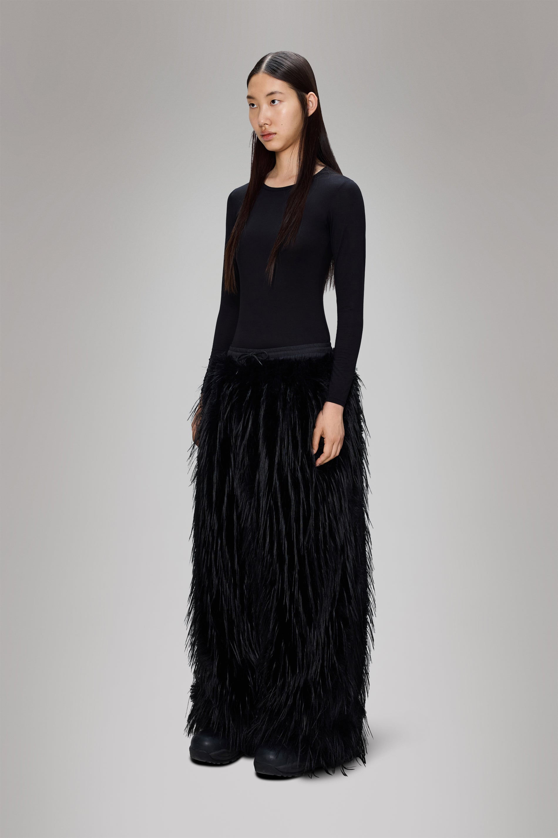 RAINS Vision Fleece Pants Black Pants