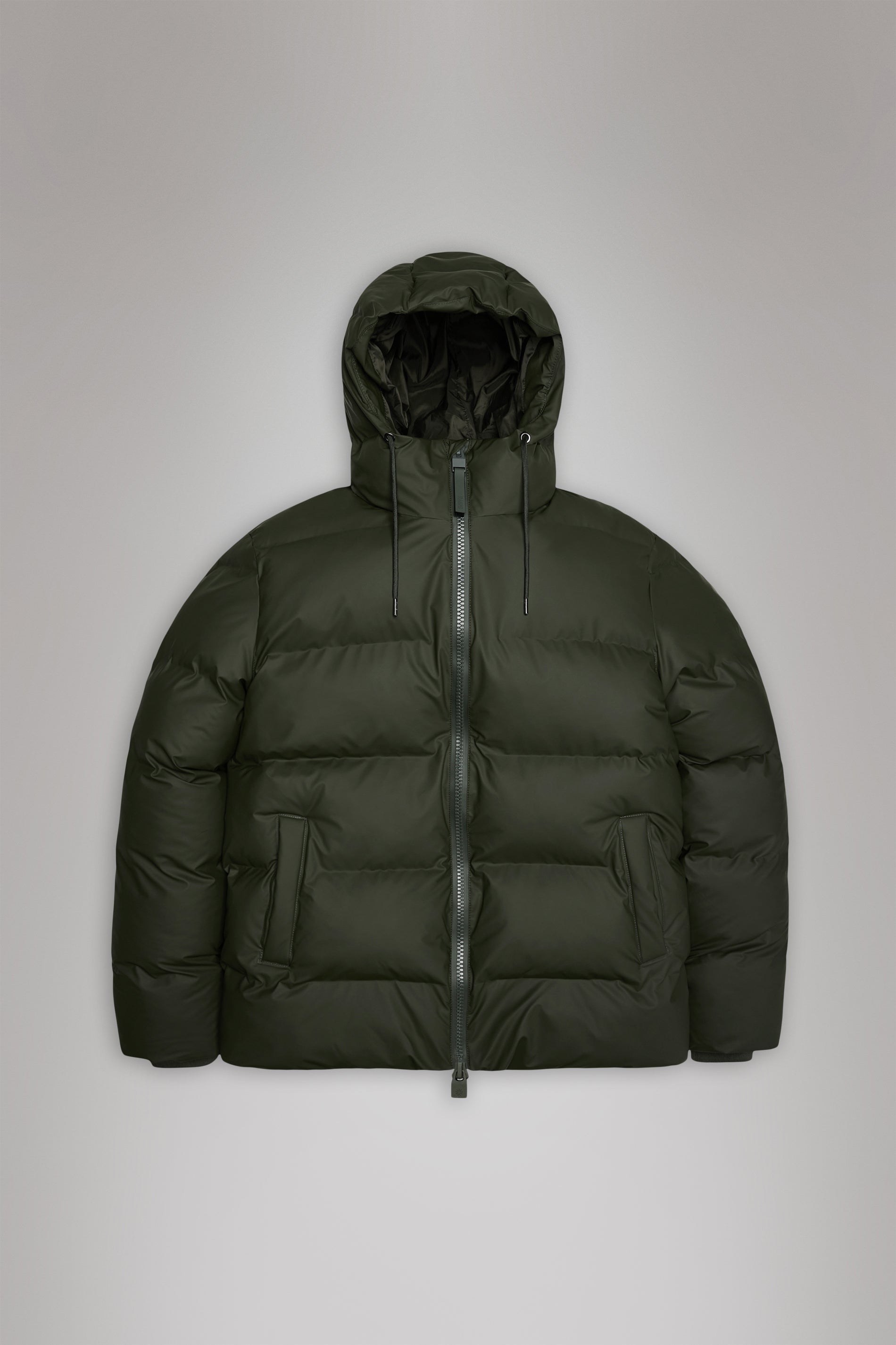 Rains Alta Puffer Jacket Green Jacket