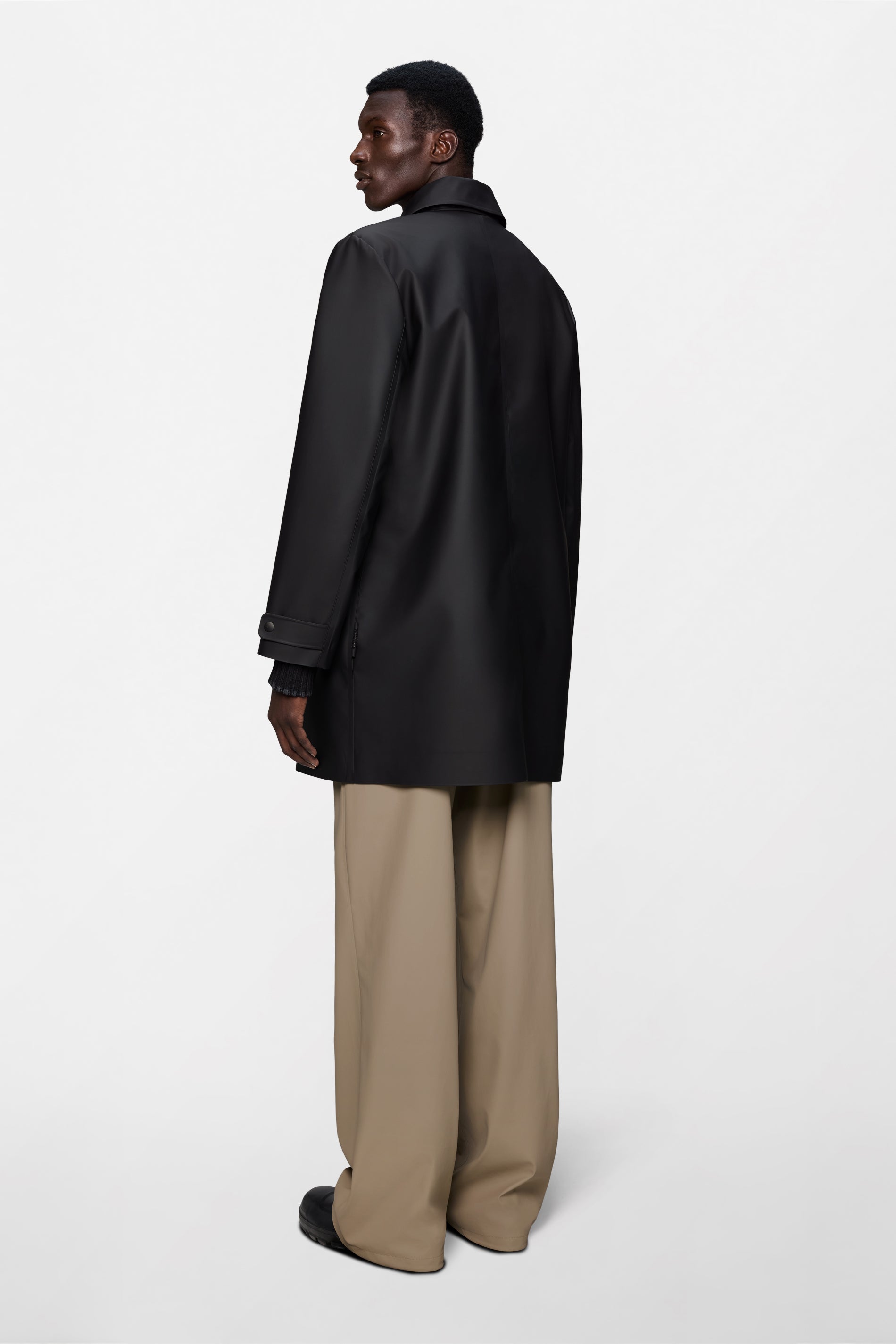 RAINS Nara Long Jacket Black Jacket