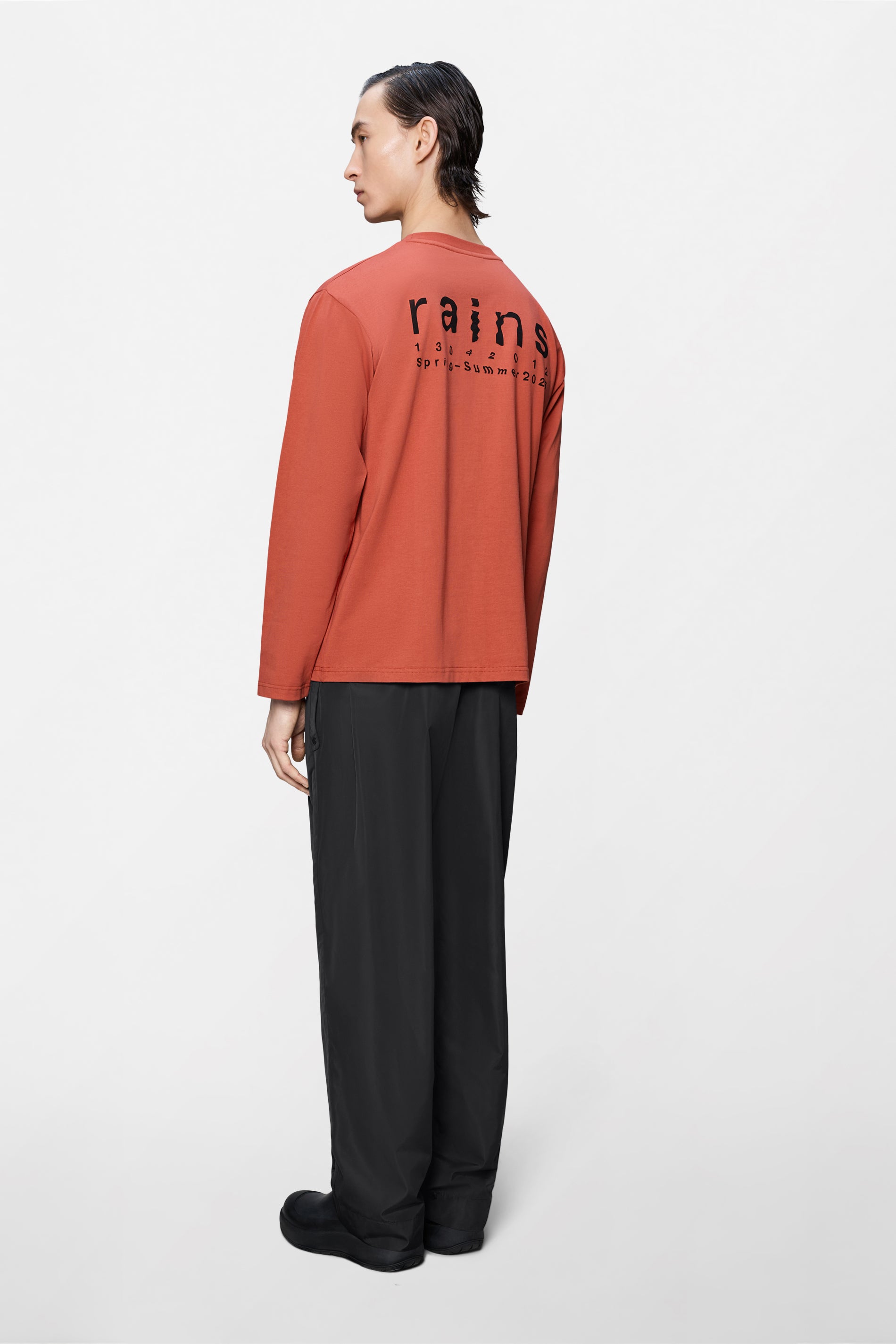 RAINS Classic Long Sleeve T-Shirt Kiln Long Sleeve