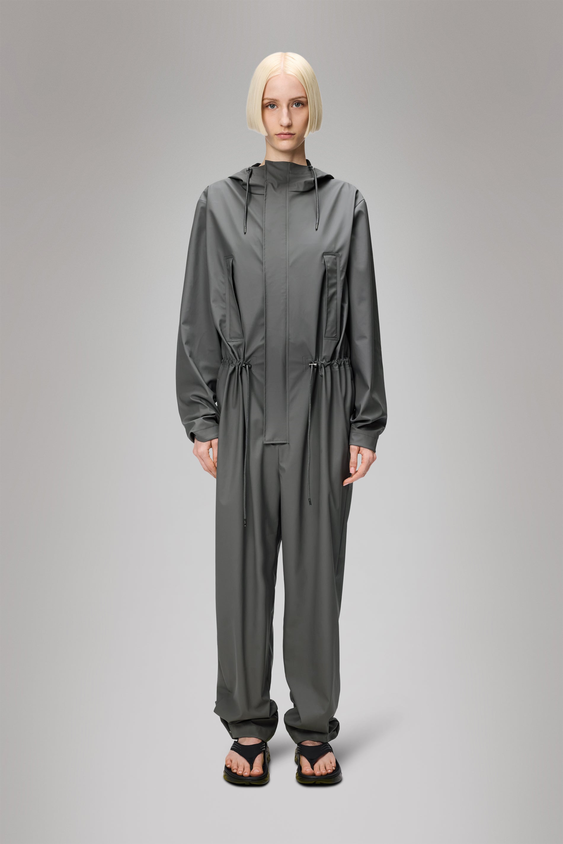 RAINS Jumpsuit Regular Grey Jumpsuit