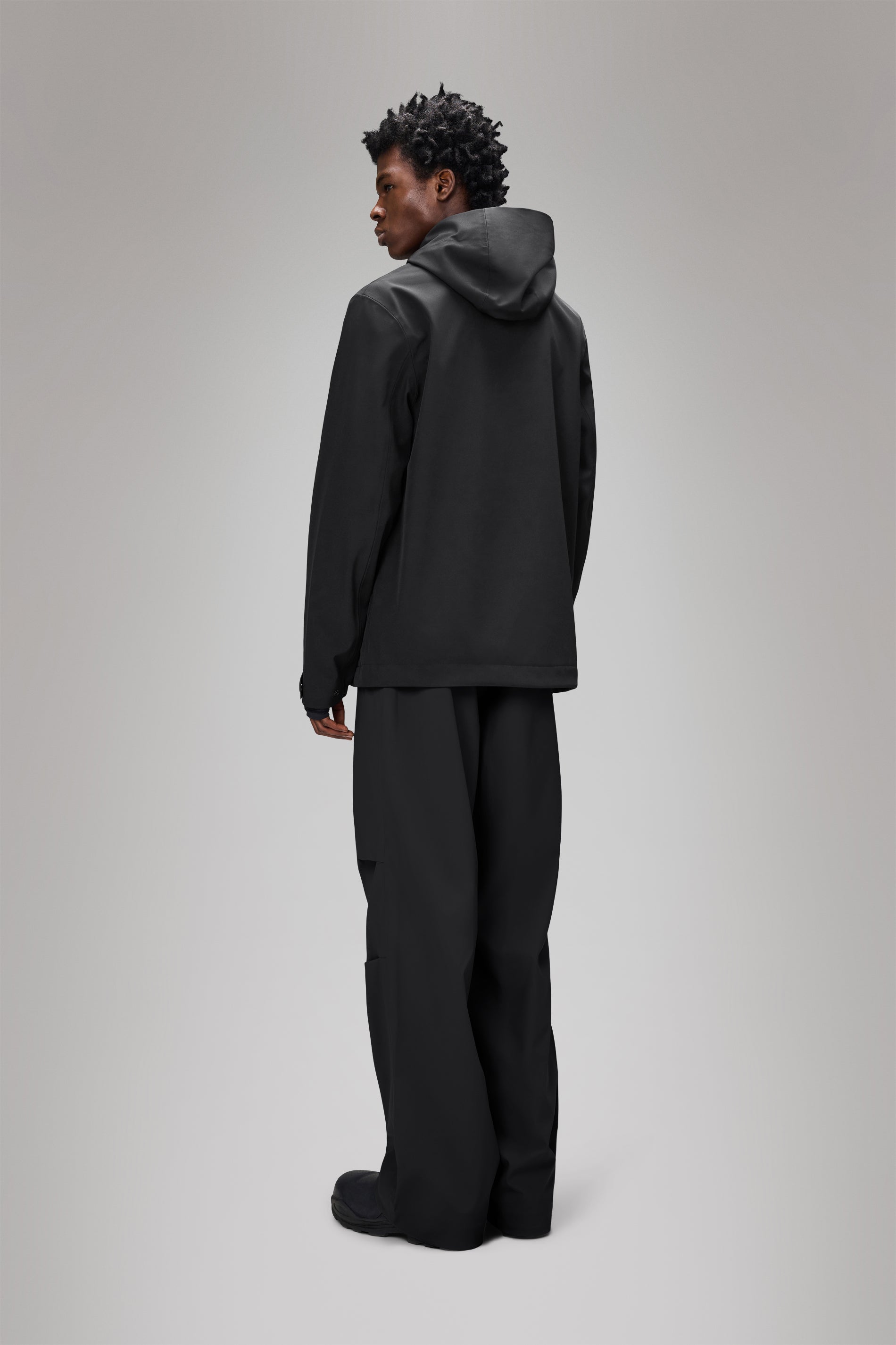 RAINS Suva Softshell Jacket Black Jacket
