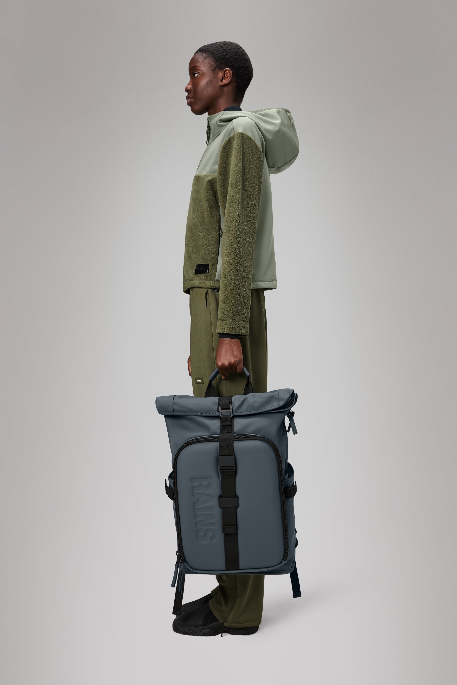 RAINS Texel Moulded Backpack Lagoon 23L H61 x D15 x W37 cm Backpack