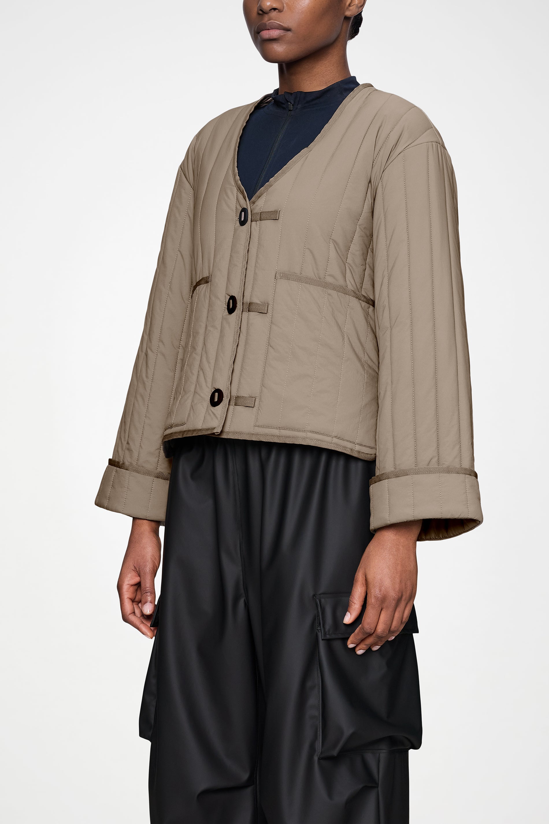 RAINS Banja Liner W jacket Cinder Jacket