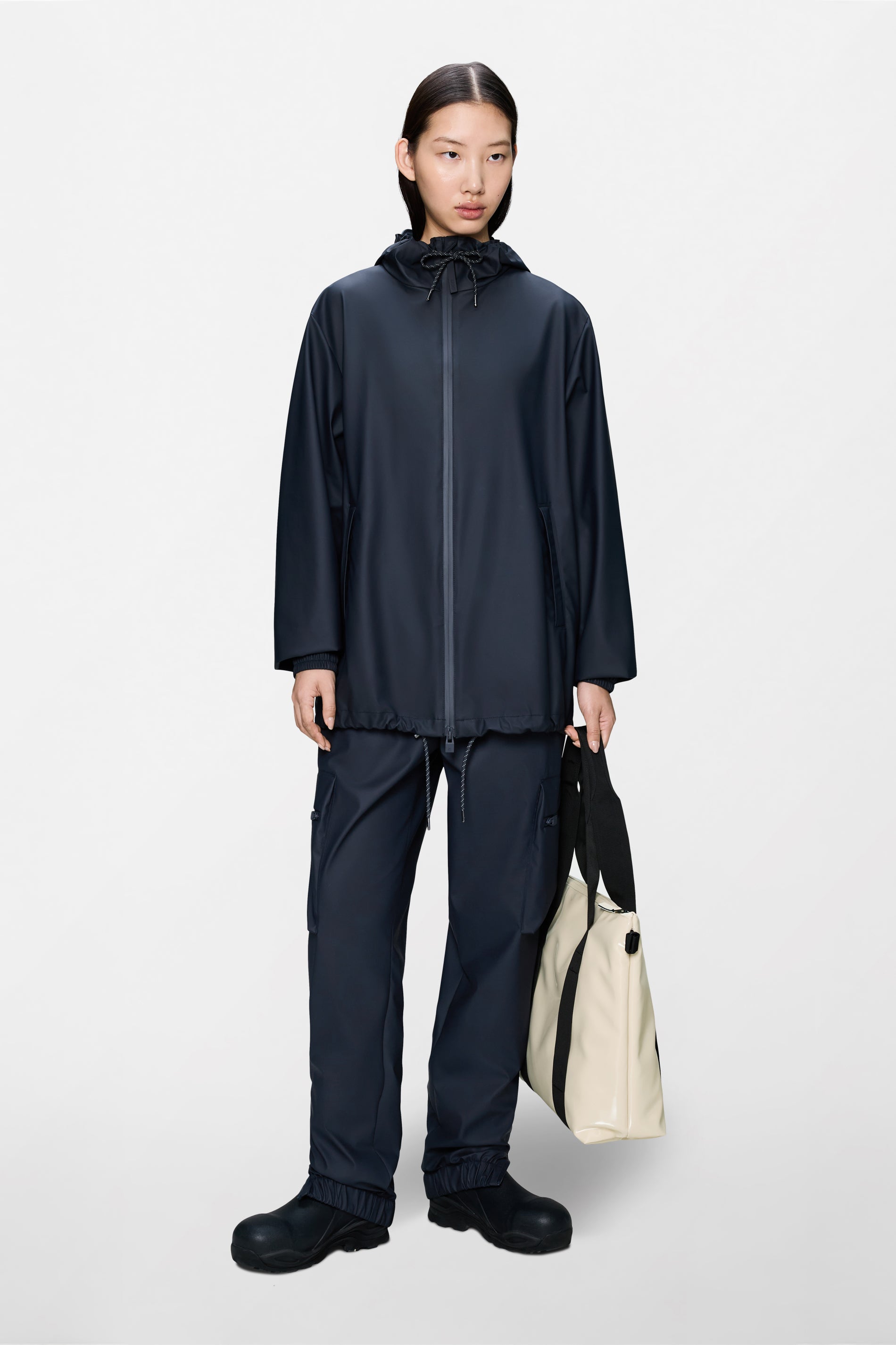 RAINS Storm Breaker Navy Jacket