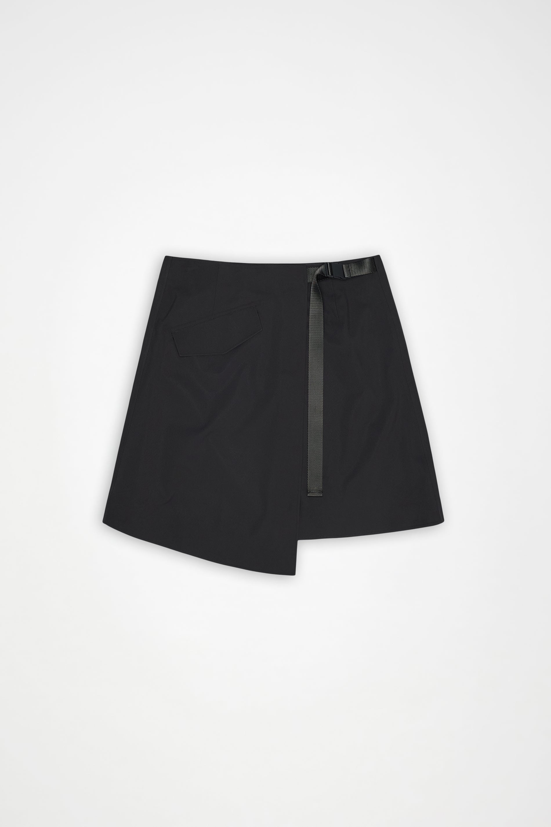 RAINS Suva Hardshell W Skirt Black Skirt