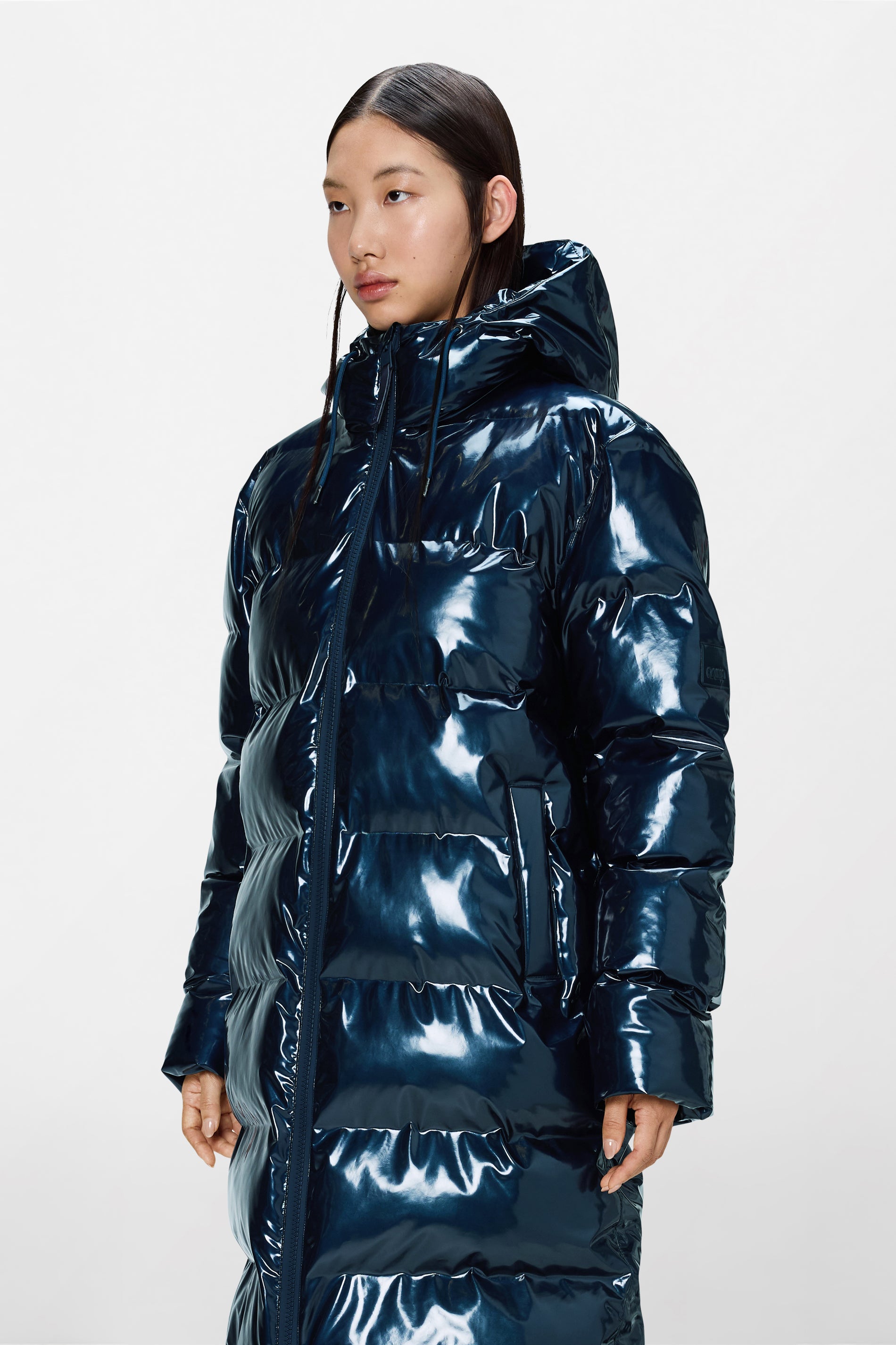 RAINS Alta Longer Puffer Jacket Spill Jacket