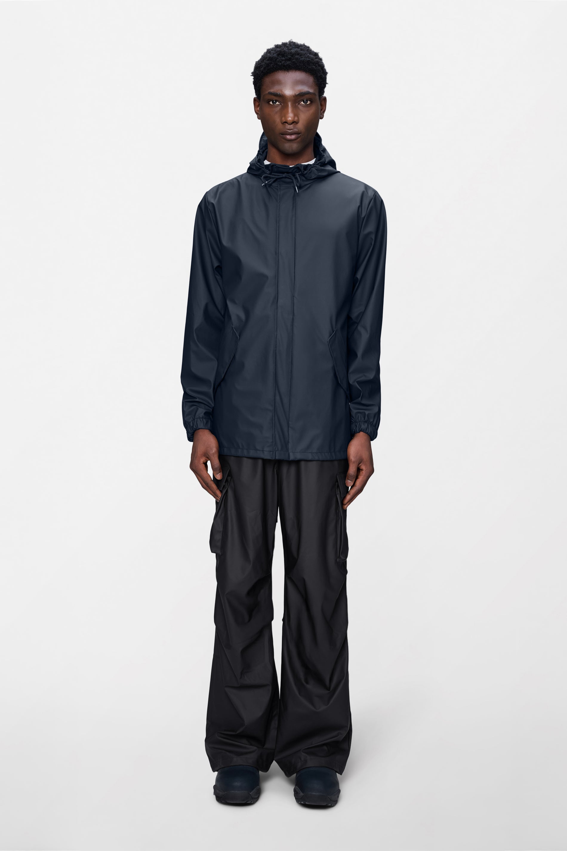 RAINS Fishtail Jacket Navy Jacket