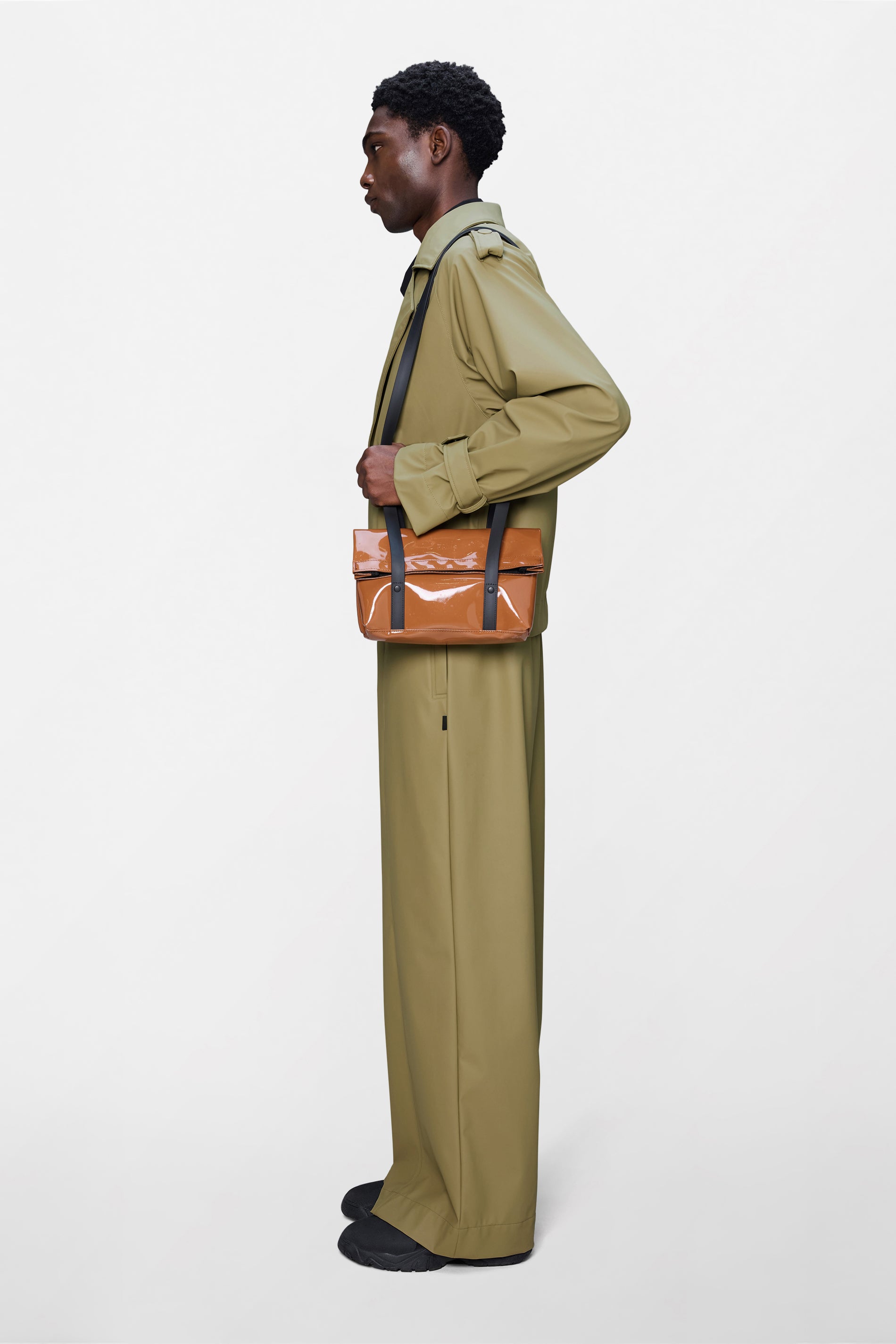 RAINS 2 Strap Crossbody Bag Ochre Crossbody