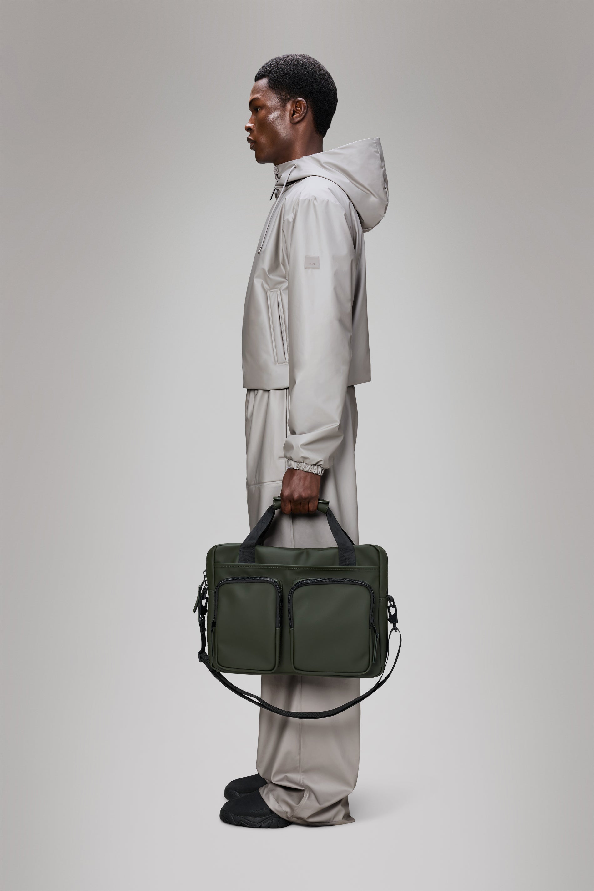 RAINS Texel Tech Bag Green 10L H30 x D9 x W39 cm Laptop bag