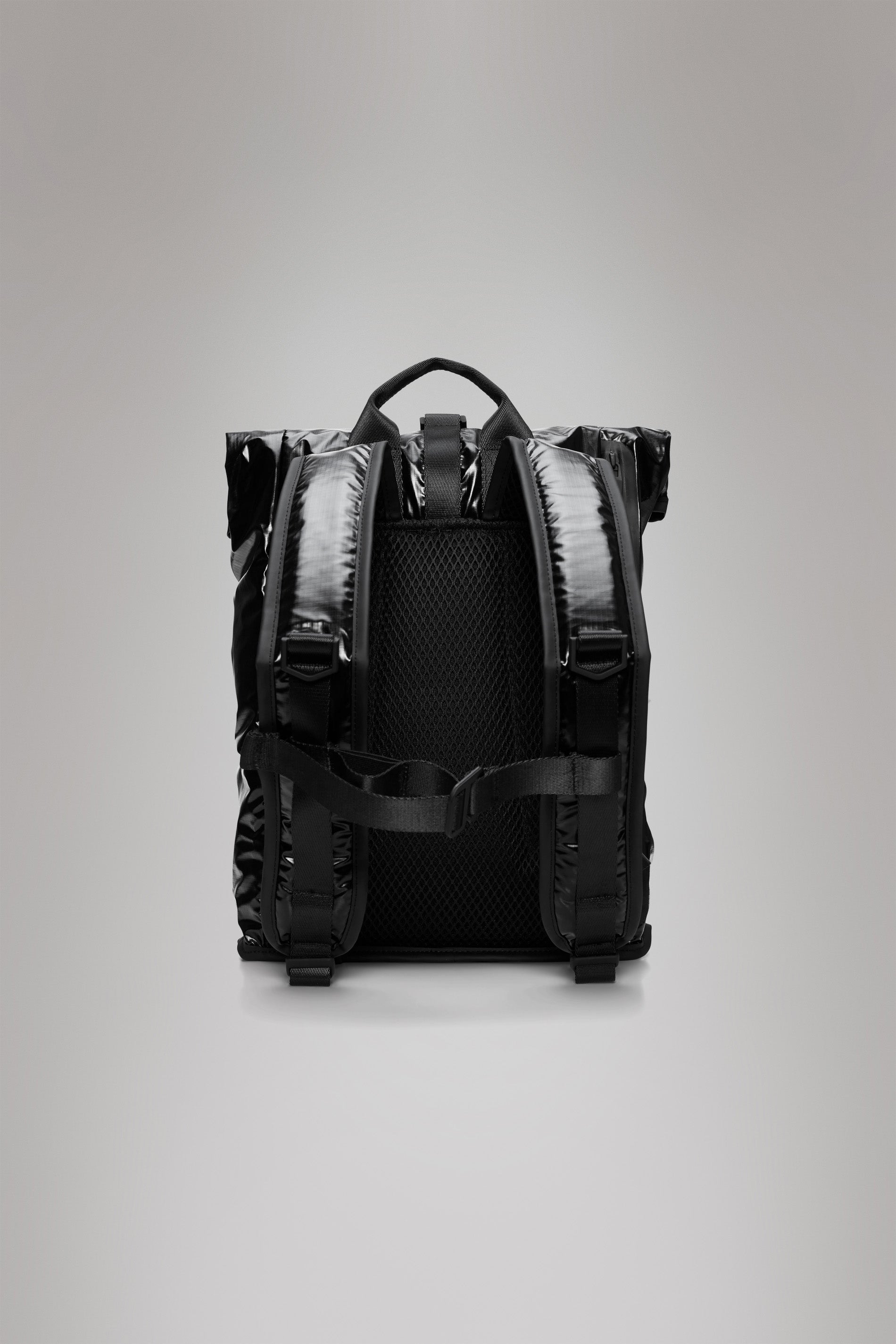 RAINS Sibu Rolltop Rucksack Mini Black 10L H39 x D10 x W27 cm Backpack