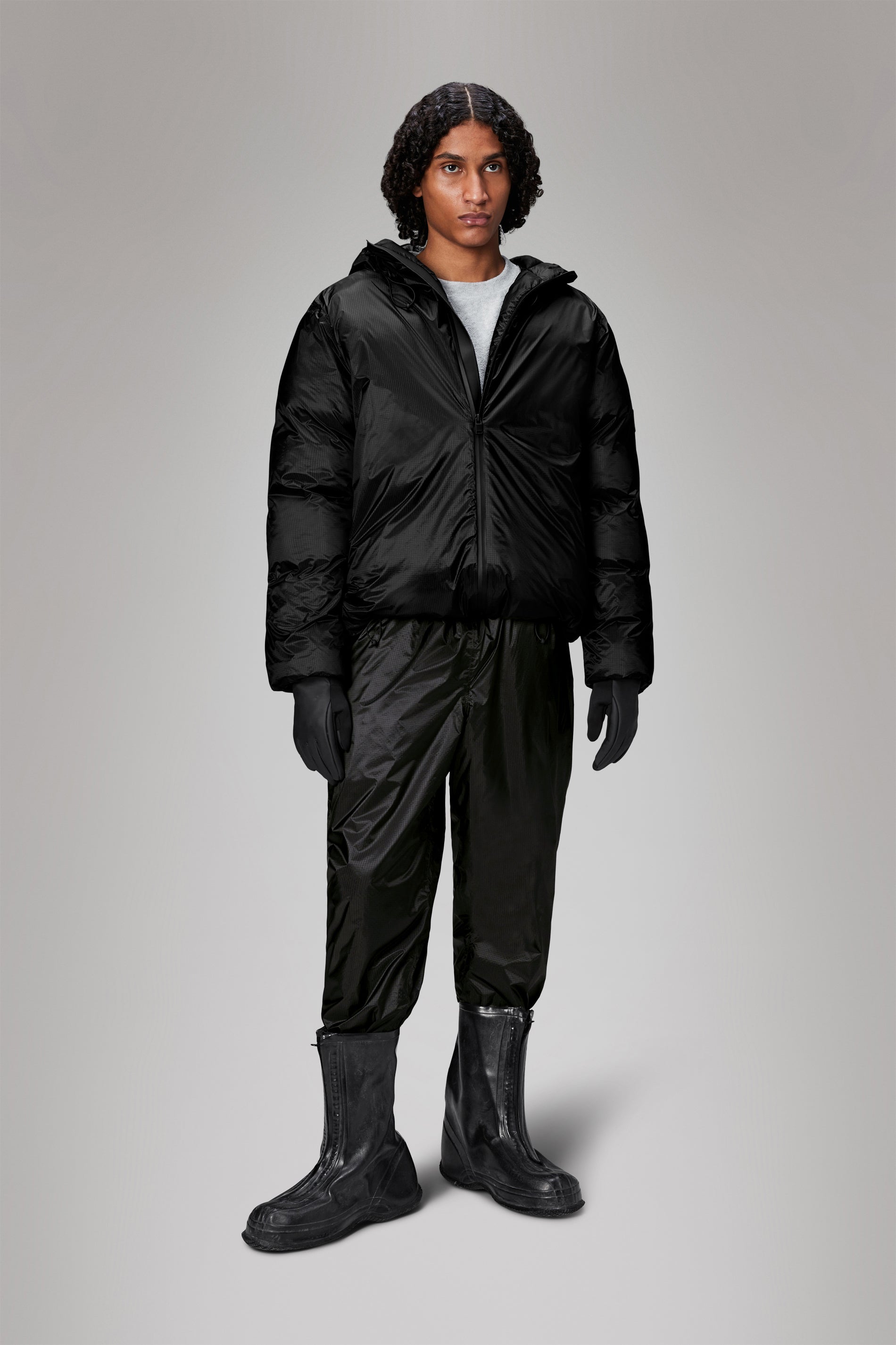 RAINS Kevo Puffer Jacket Black Jacket
