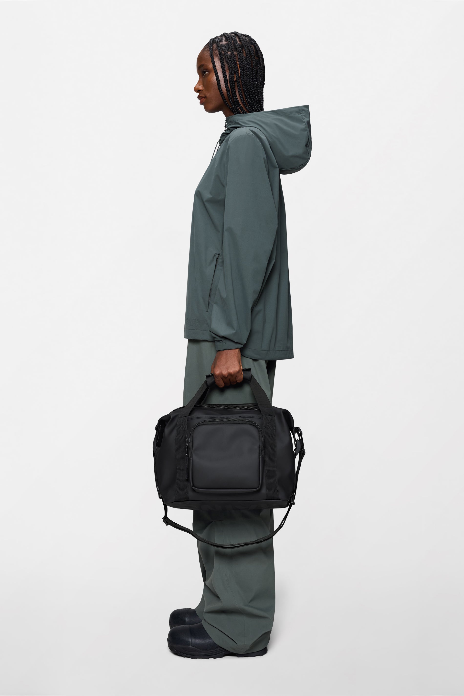 RAINS Texel Kit Bag Black 20.50L H32 x D16 x W34 cm Weekender