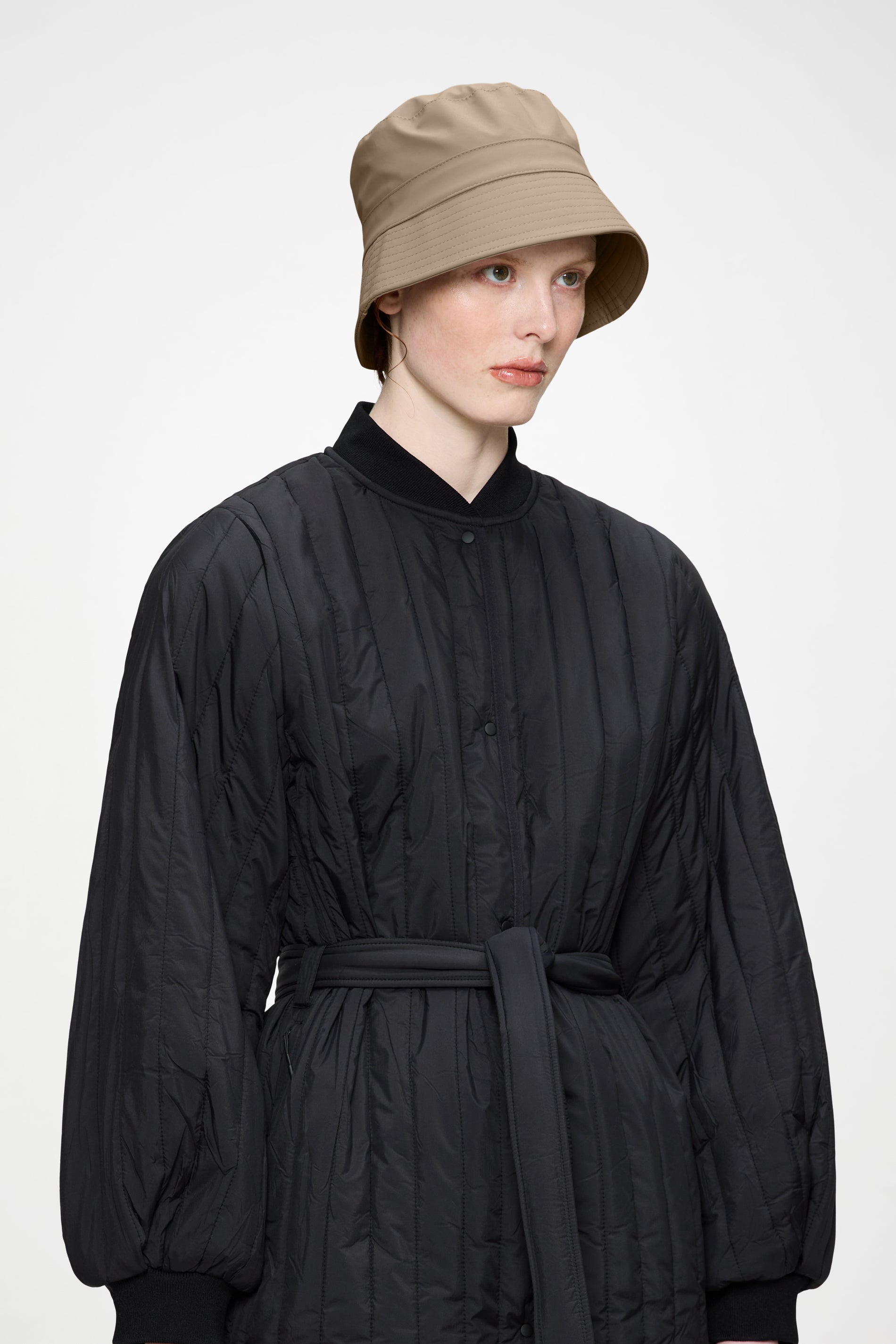 RAINS Bucket Hat Beige Headwear