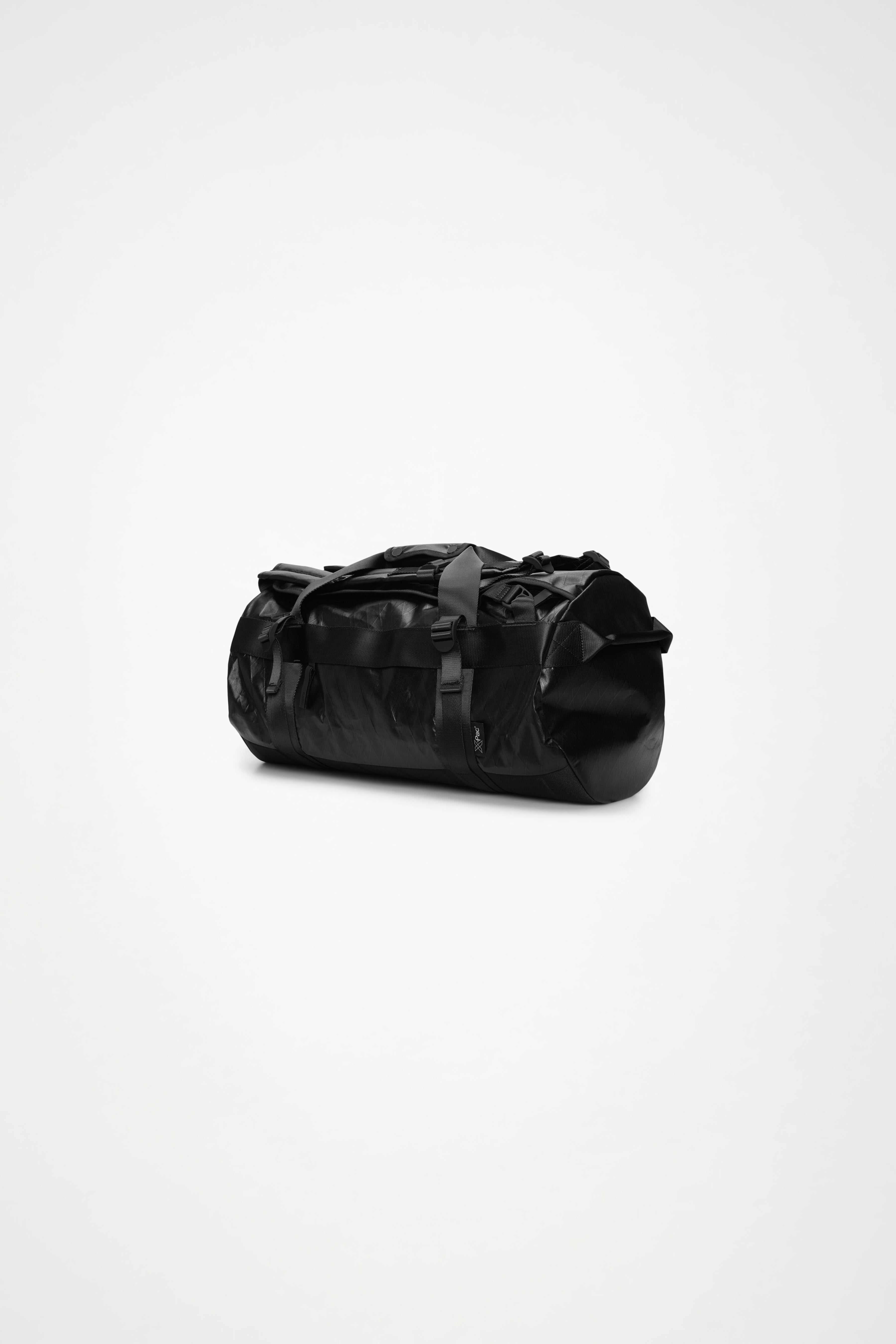 RAINS TexXel Duffel Bag Small Jet Black 42.50L H28 x D28 x W55 cm Duffel